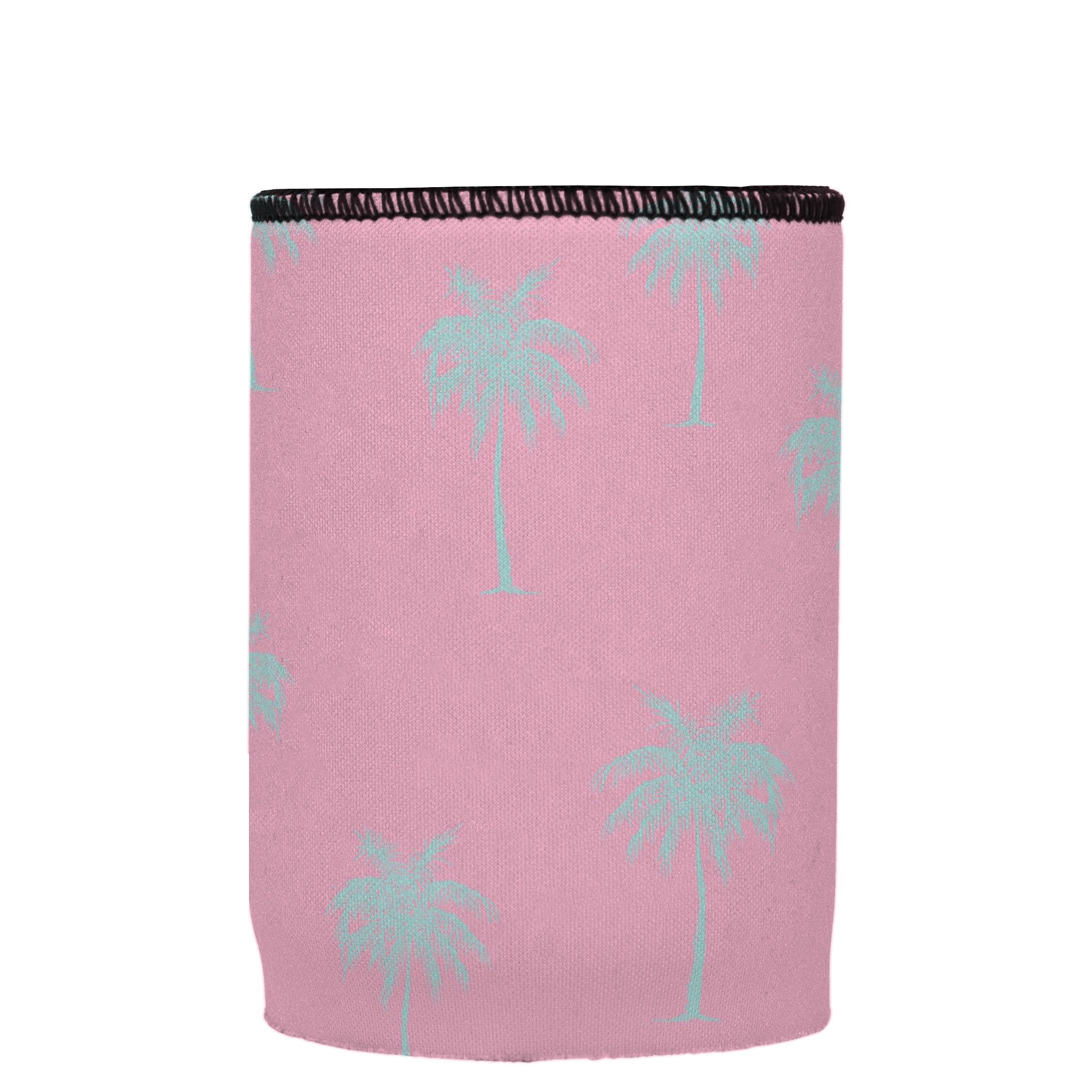 Stubbyz Palm Trees Aqua Pink Stubby Cooler 2-Pack