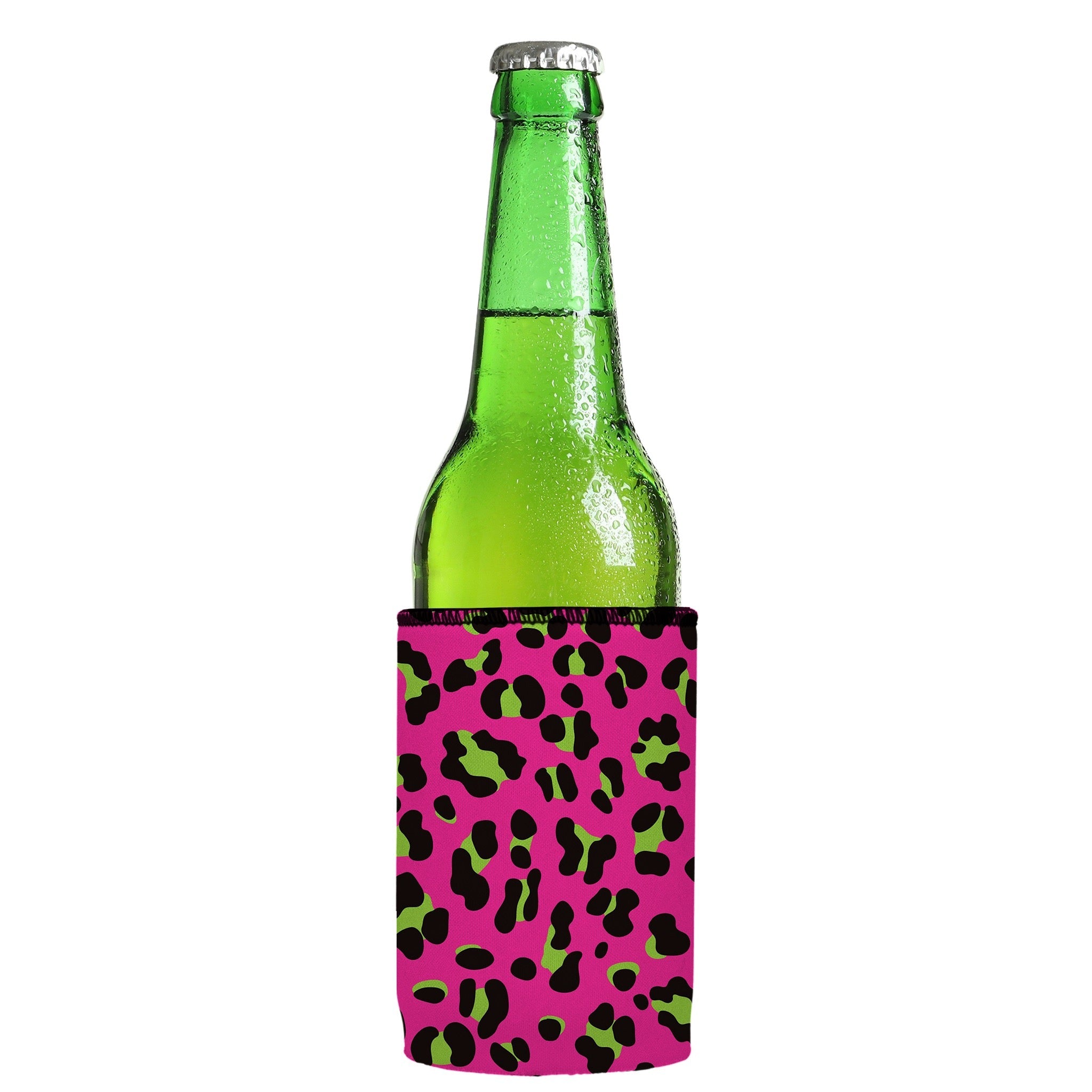 Stubbyz 80s Leopard Print Stubby Cooler 2-Pack