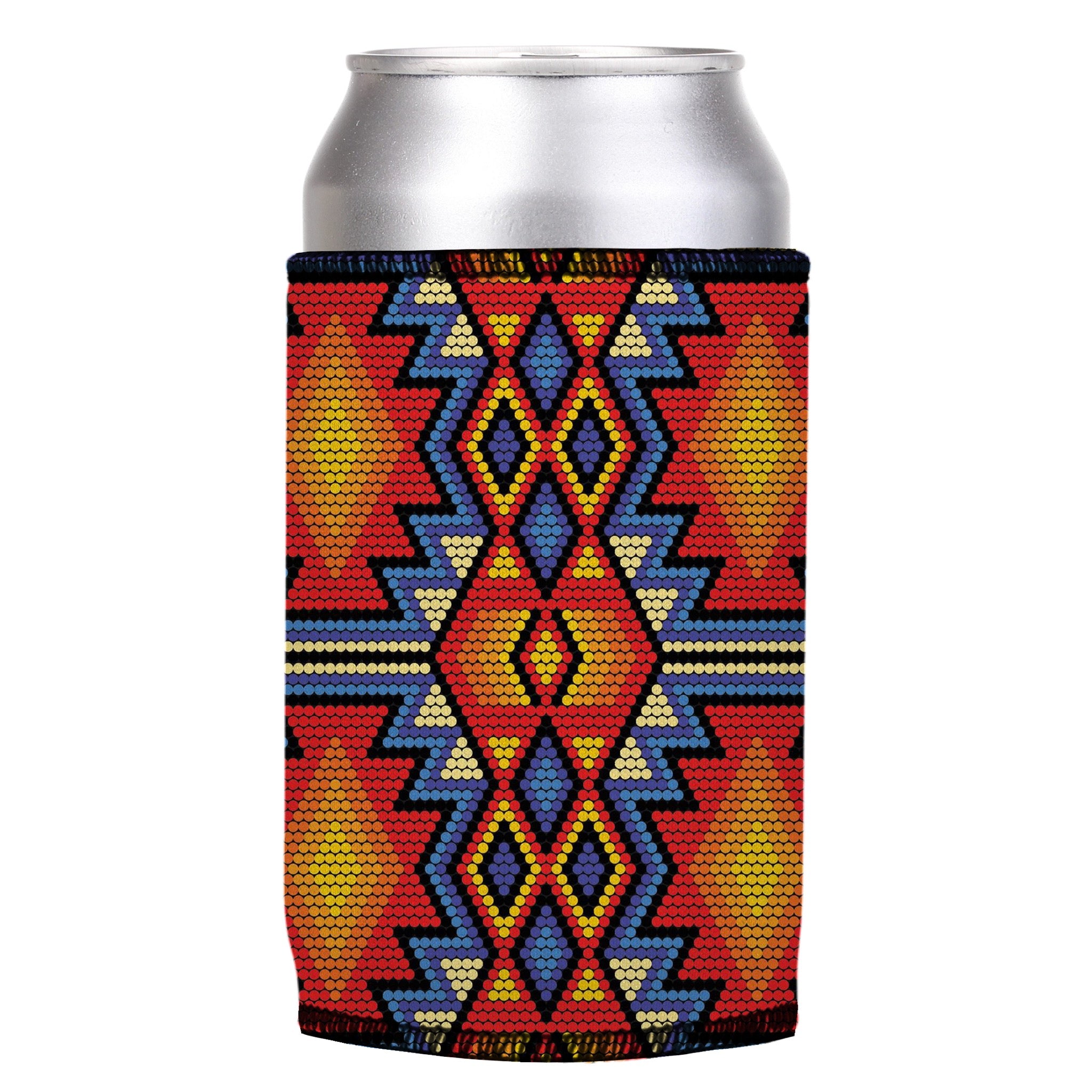 Stubbyz Huichol Beading Stubby Cooler