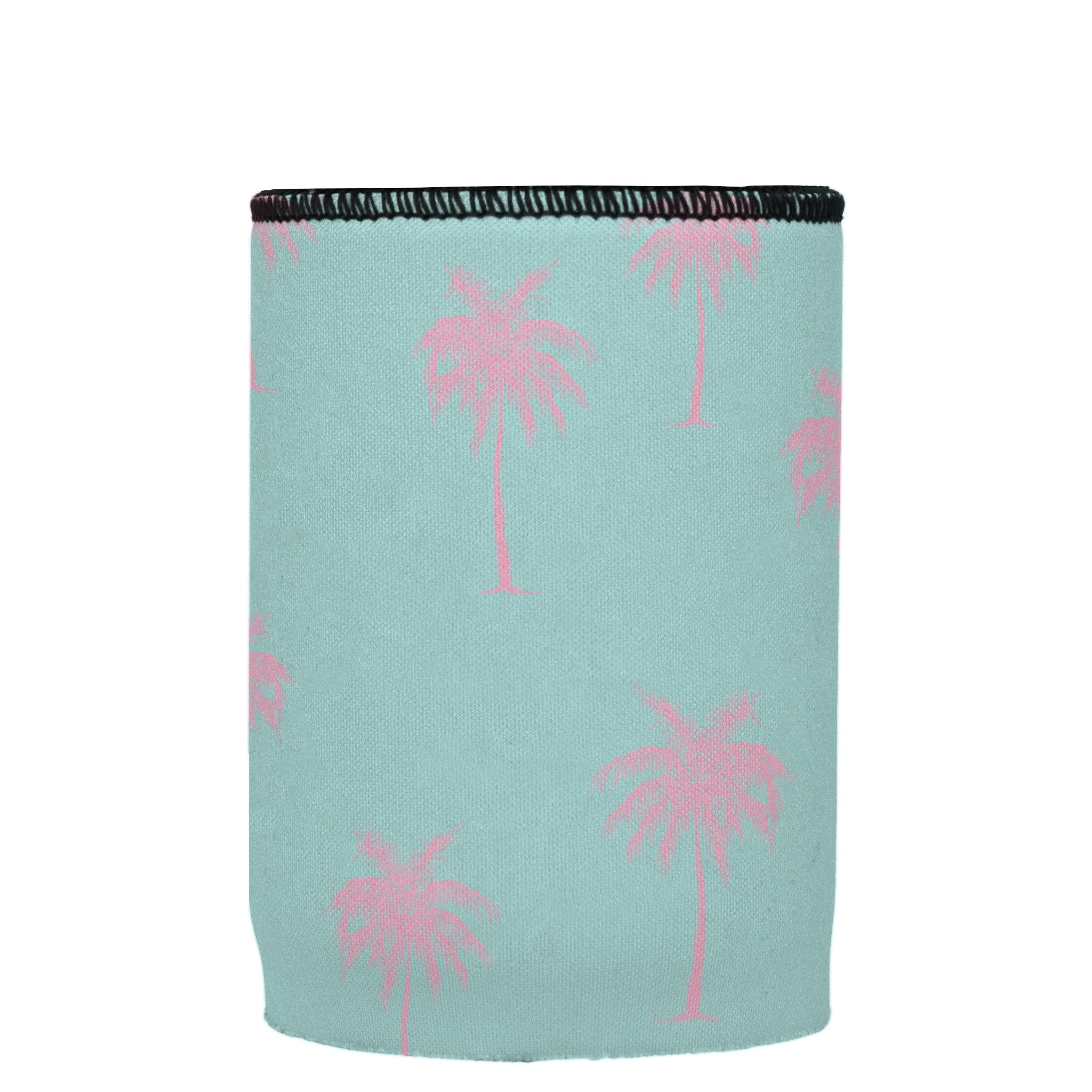 Stubbyz Palm Trees Pink Aqua Stubby Cooler 3-Pack