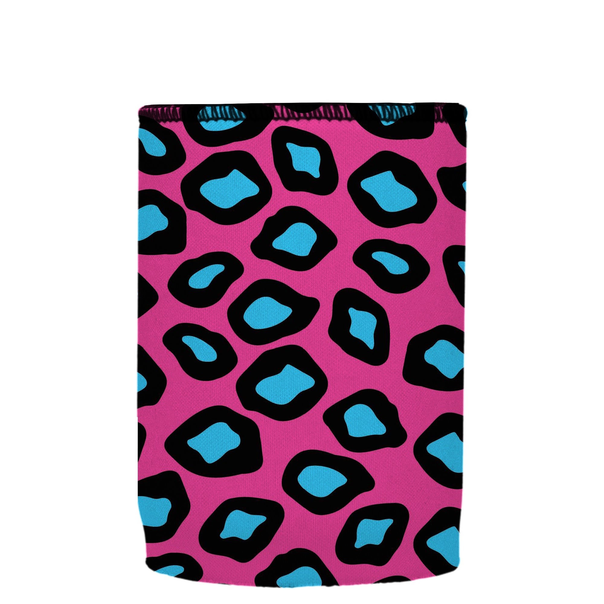 Stubbyz Pink Leopard Print Stubby Cooler
