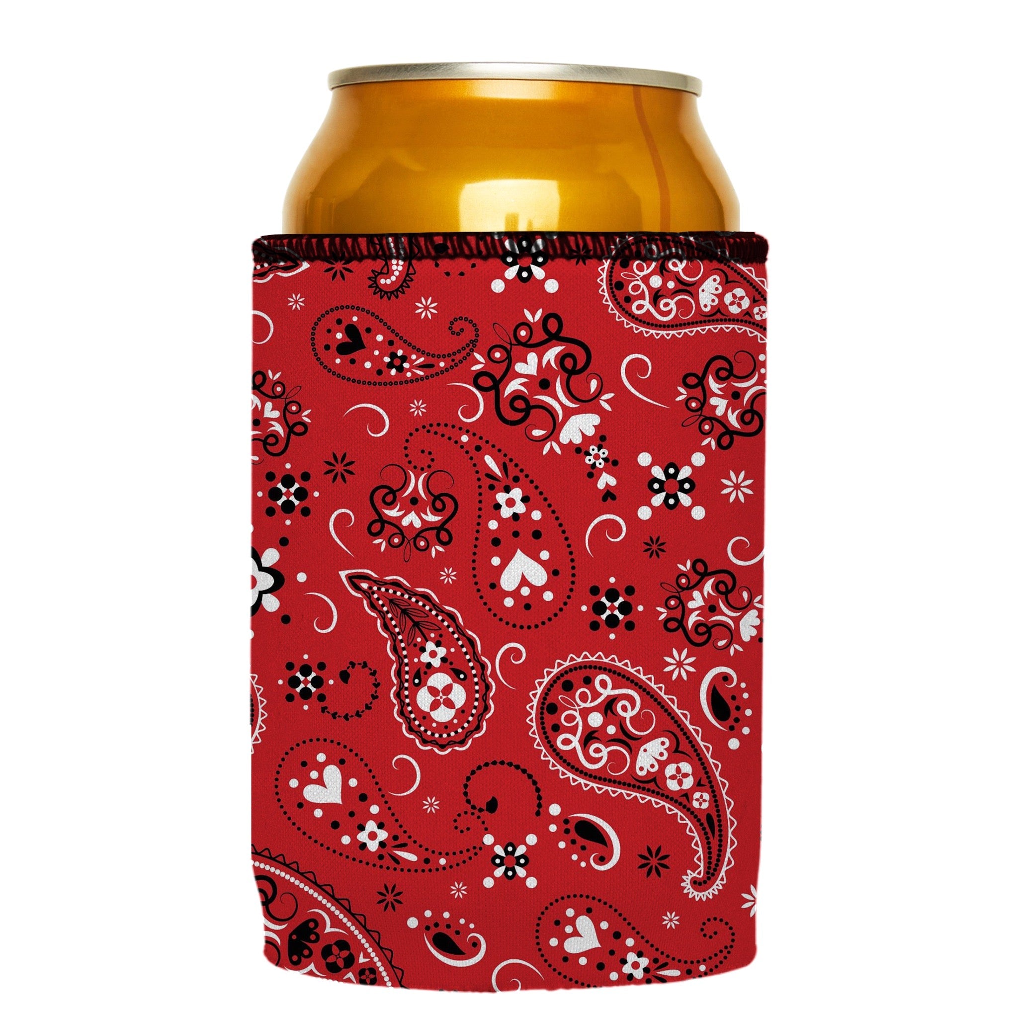 Stubbyz Red Bandana Stubby Cooler 3-Pack