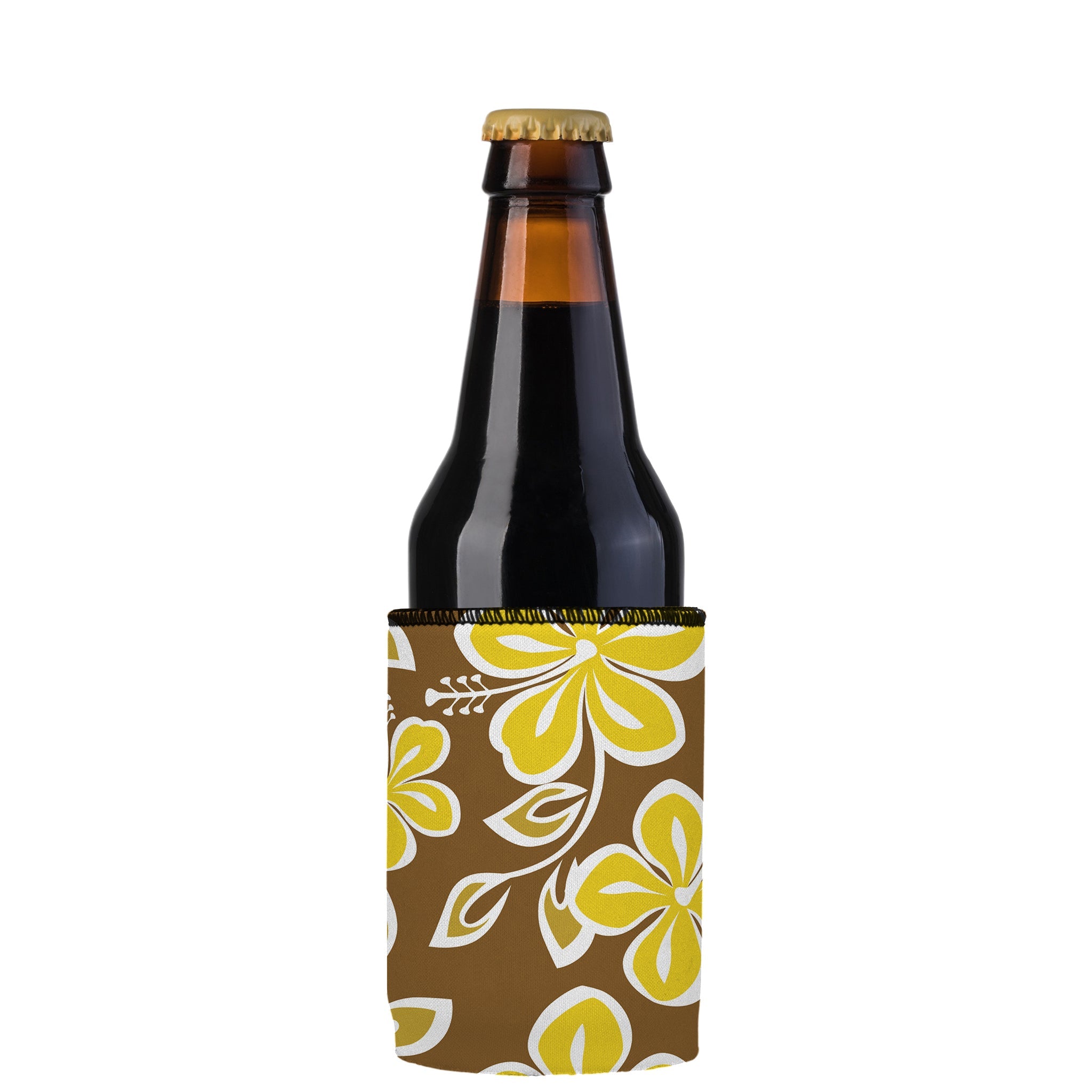 Stubbyz Golden Hibiscus Stubby Cooler 3-Pack