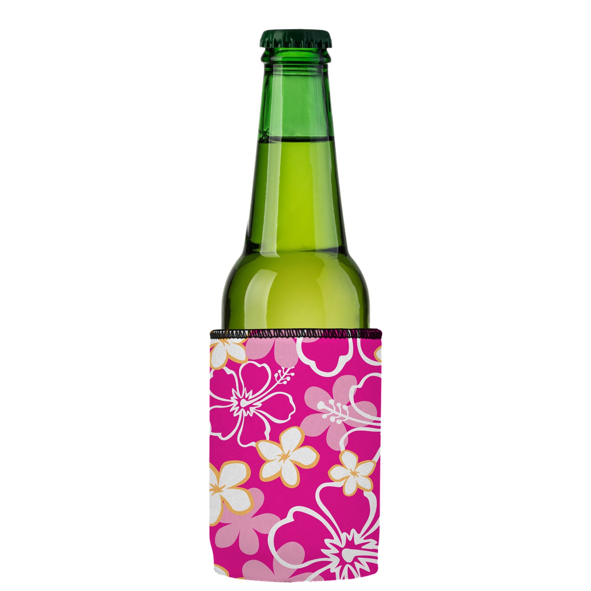Stubbyz Pink Hibiscus Stubby Cooler 2-Pack