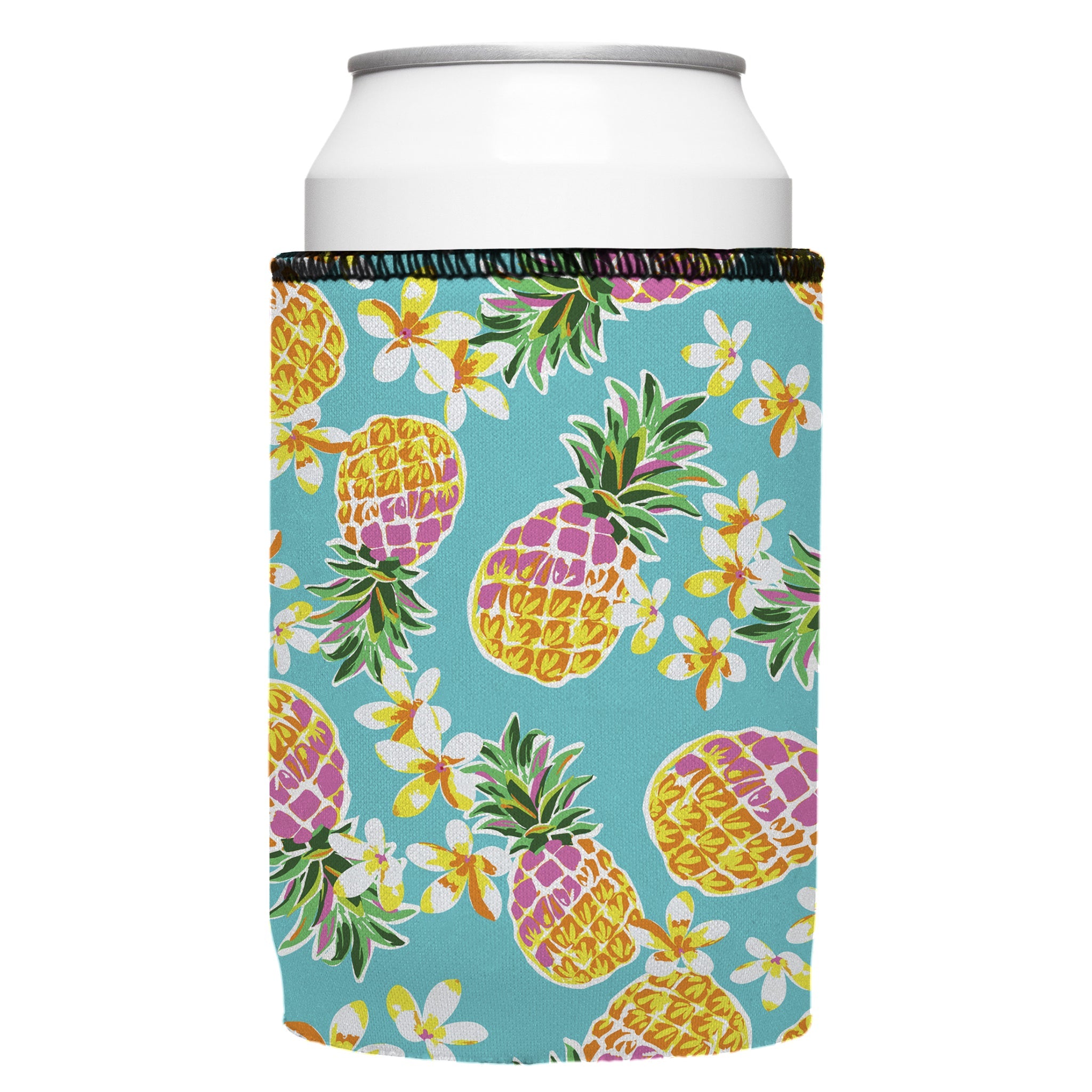 Stubbyz Floral Pineapple Stubby Cooler 2-Pack
