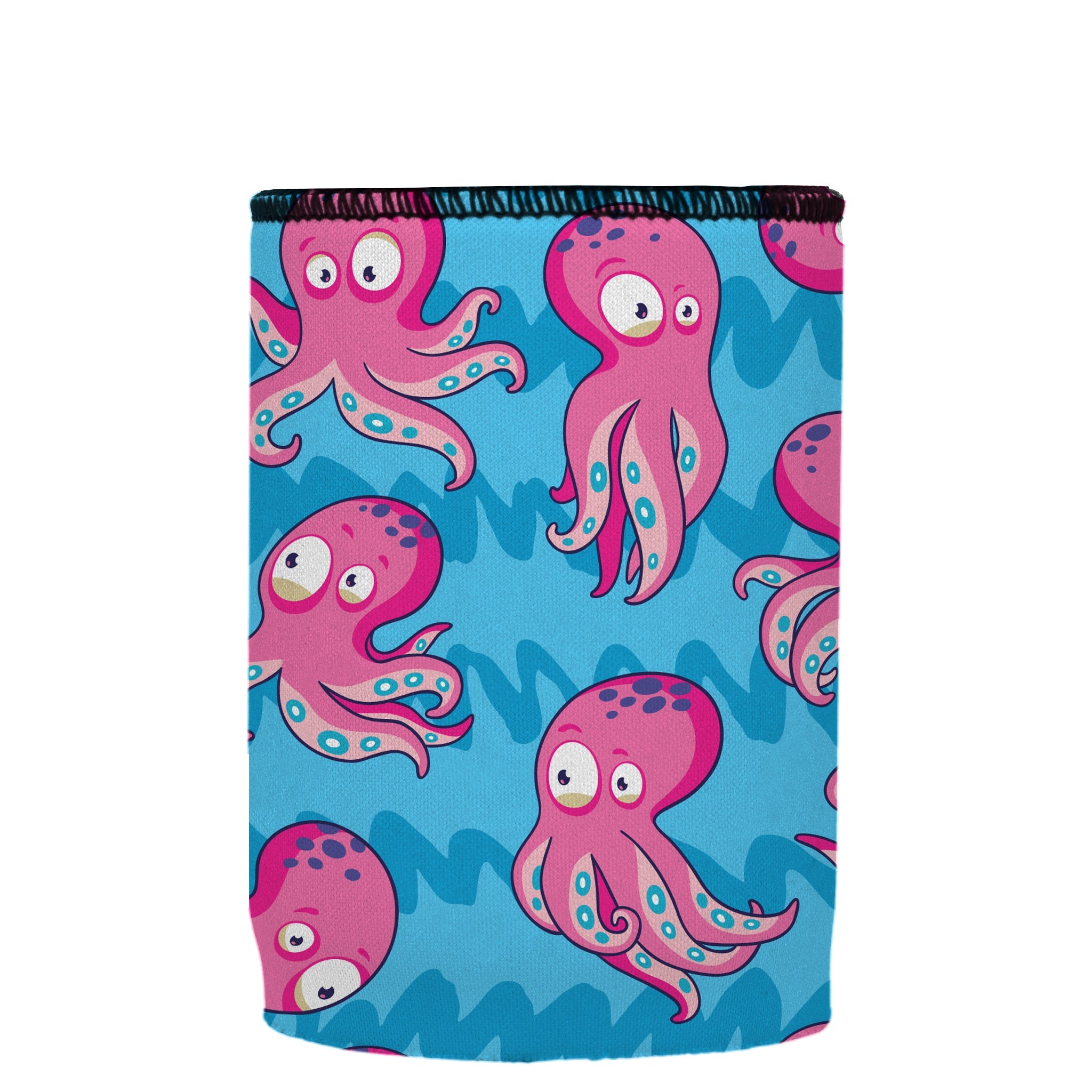 Stubbyz Pink Octopus Stubby Cooler 2-Pack