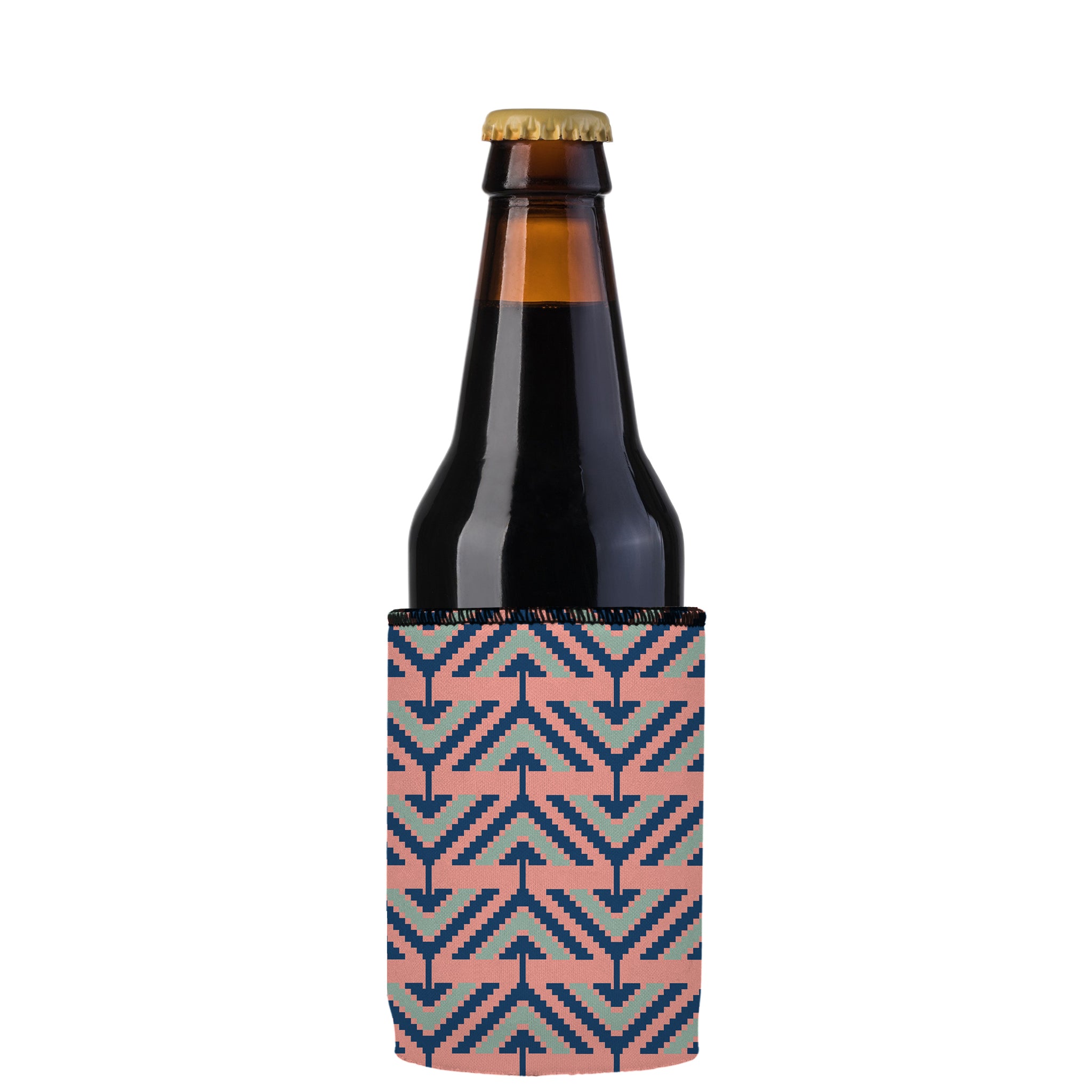 Stubbyz Pink Tribal Arrows Stubby Cooler