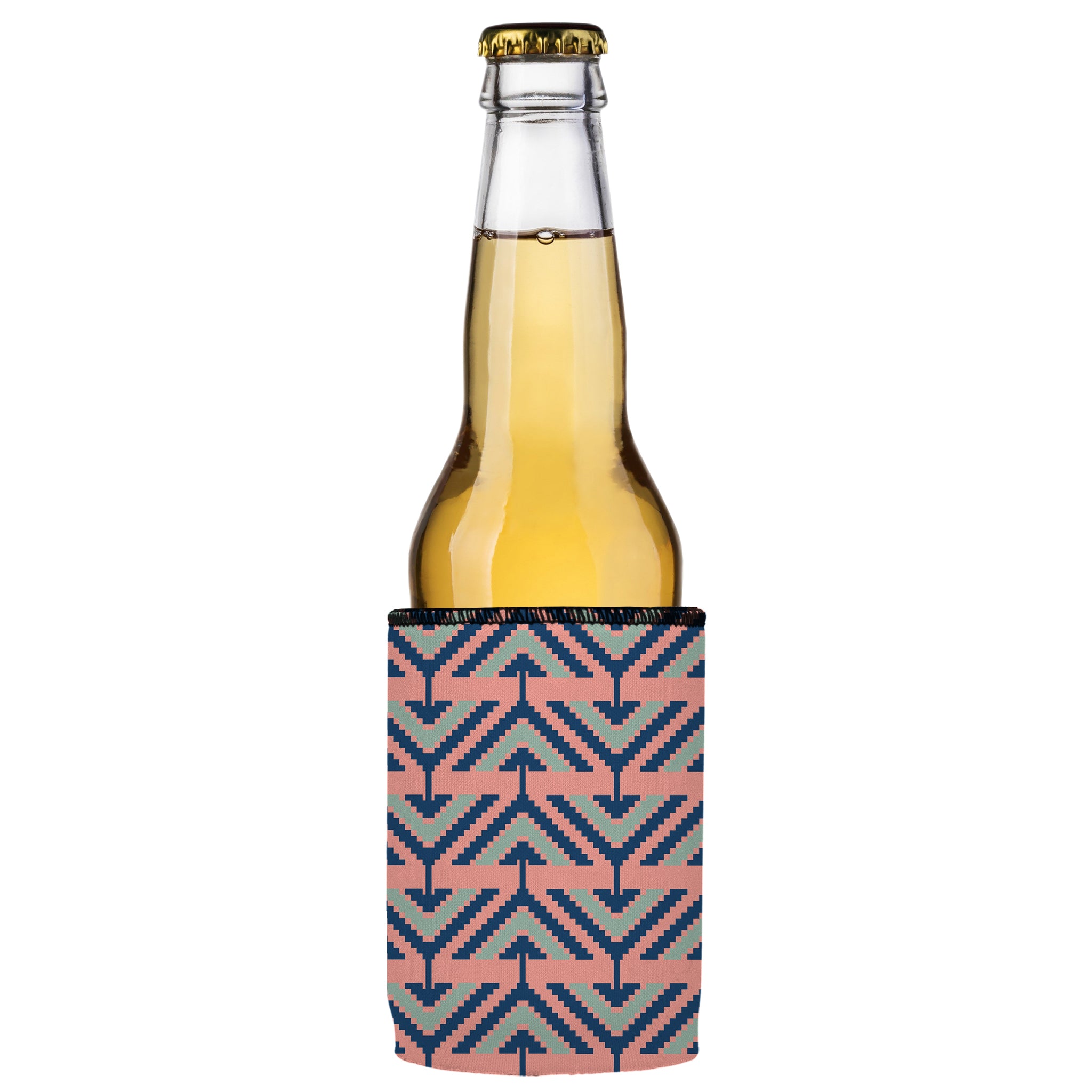 Stubbyz Pink Tribal Arrows Stubby Cooler