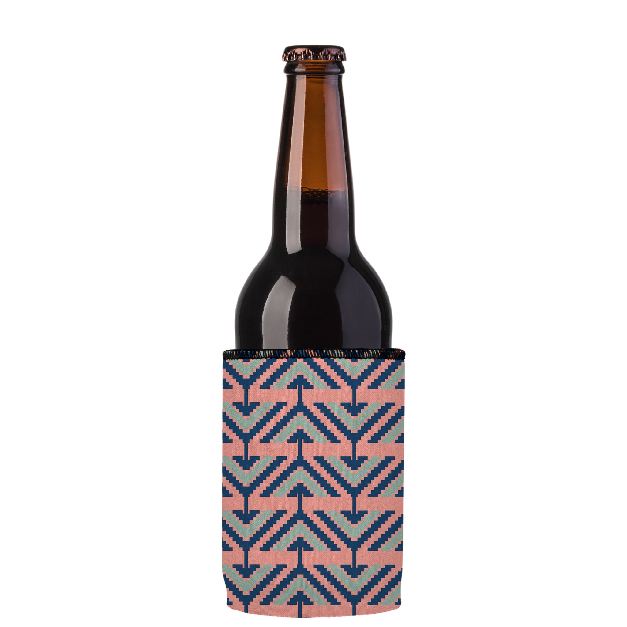 Stubbyz Pink Tribal Arrows Stubby Cooler