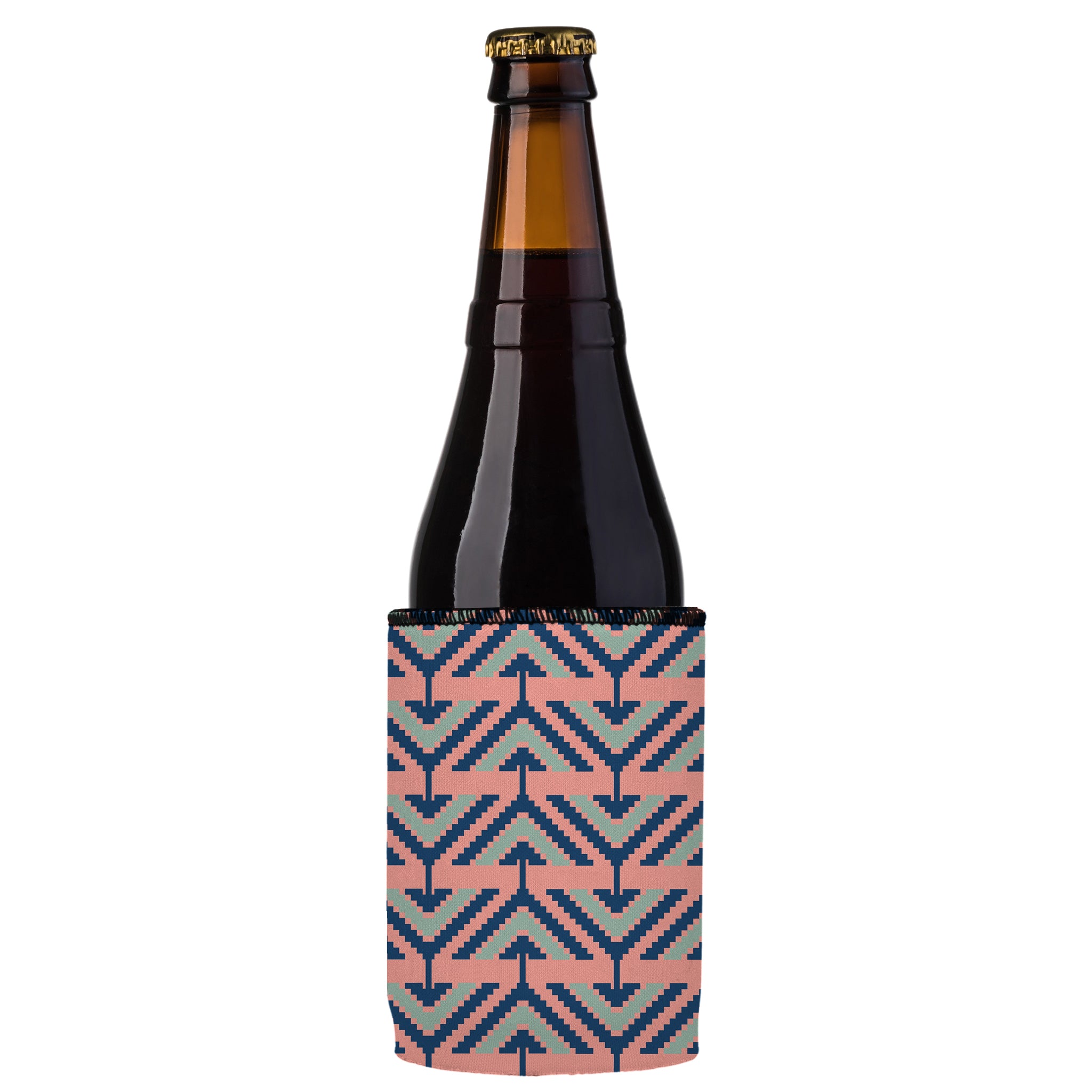 Stubbyz Pink Tribal Arrows Stubby Cooler