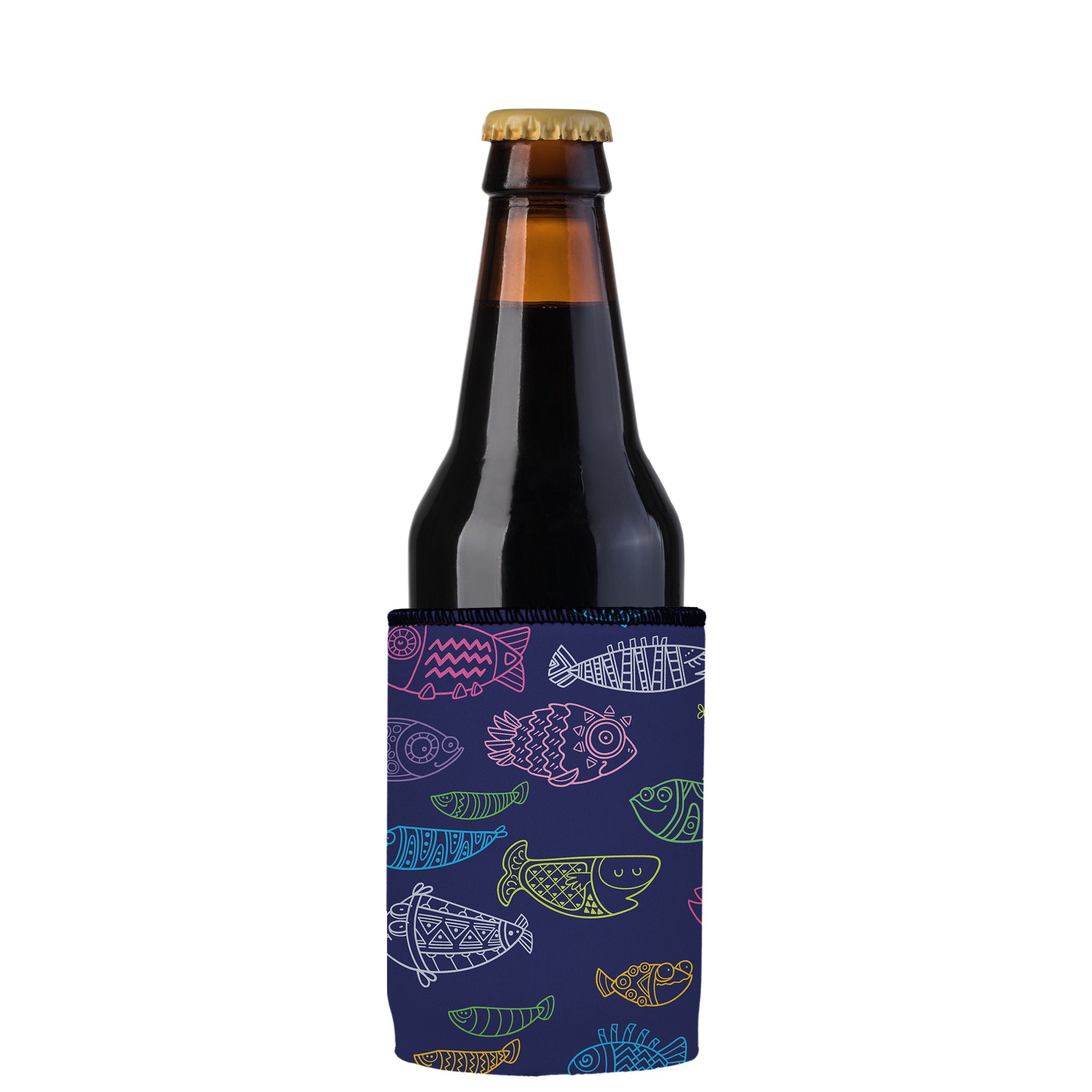 Stubbyz Neon Fish Stubby Cooler