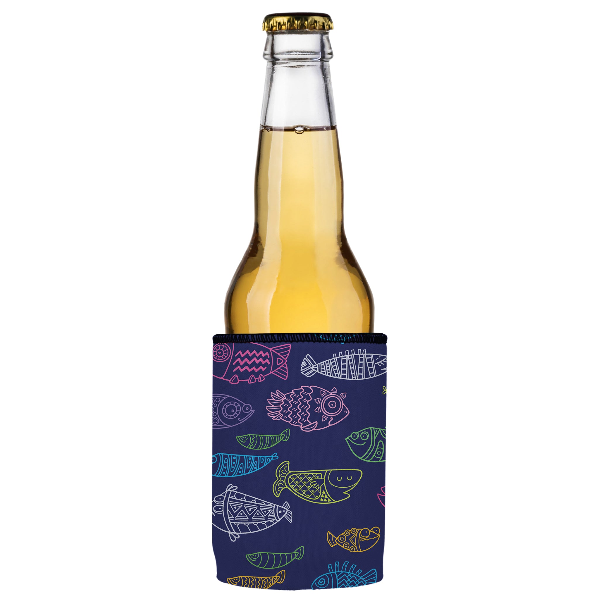 Stubbyz Neon Fish Stubby Cooler