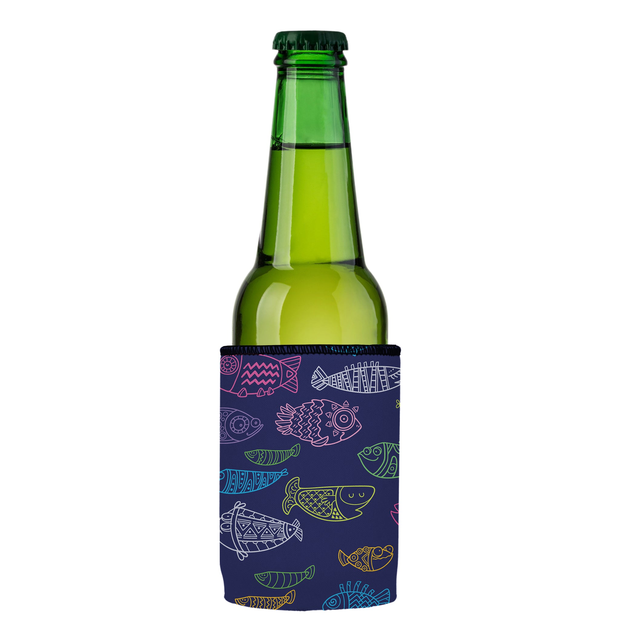 Stubbyz Neon Fish Stubby Cooler