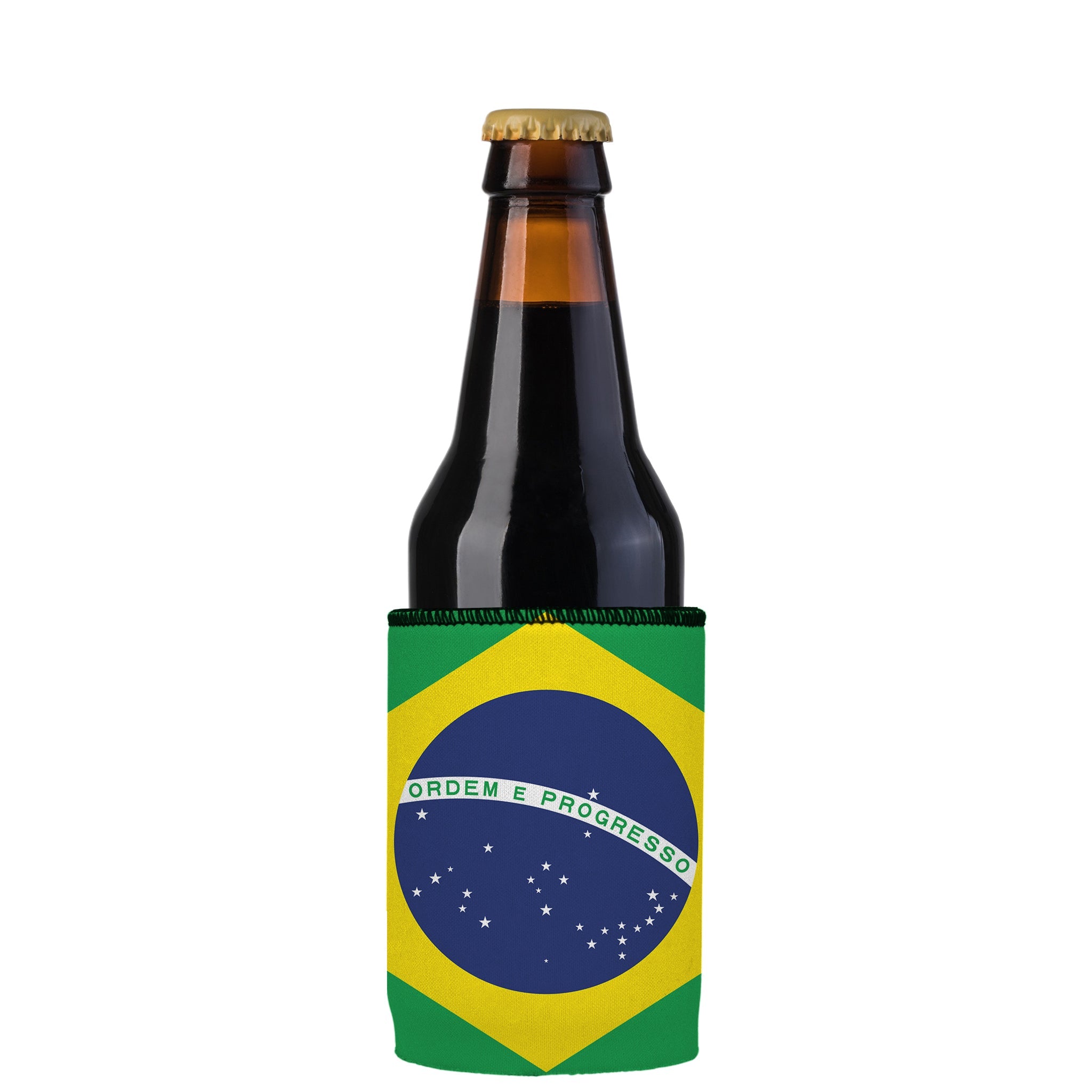Stubbyz Brazilian Flag Stubby Cooler 2-Pack