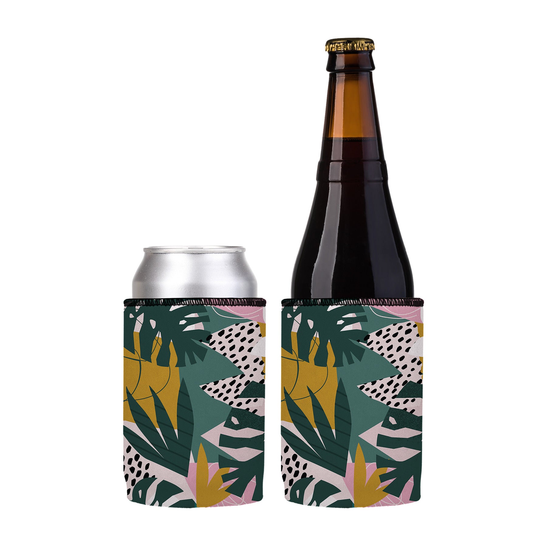 Stubbyz Exotic Jungle Plants Stubby Cooler 2-Pack