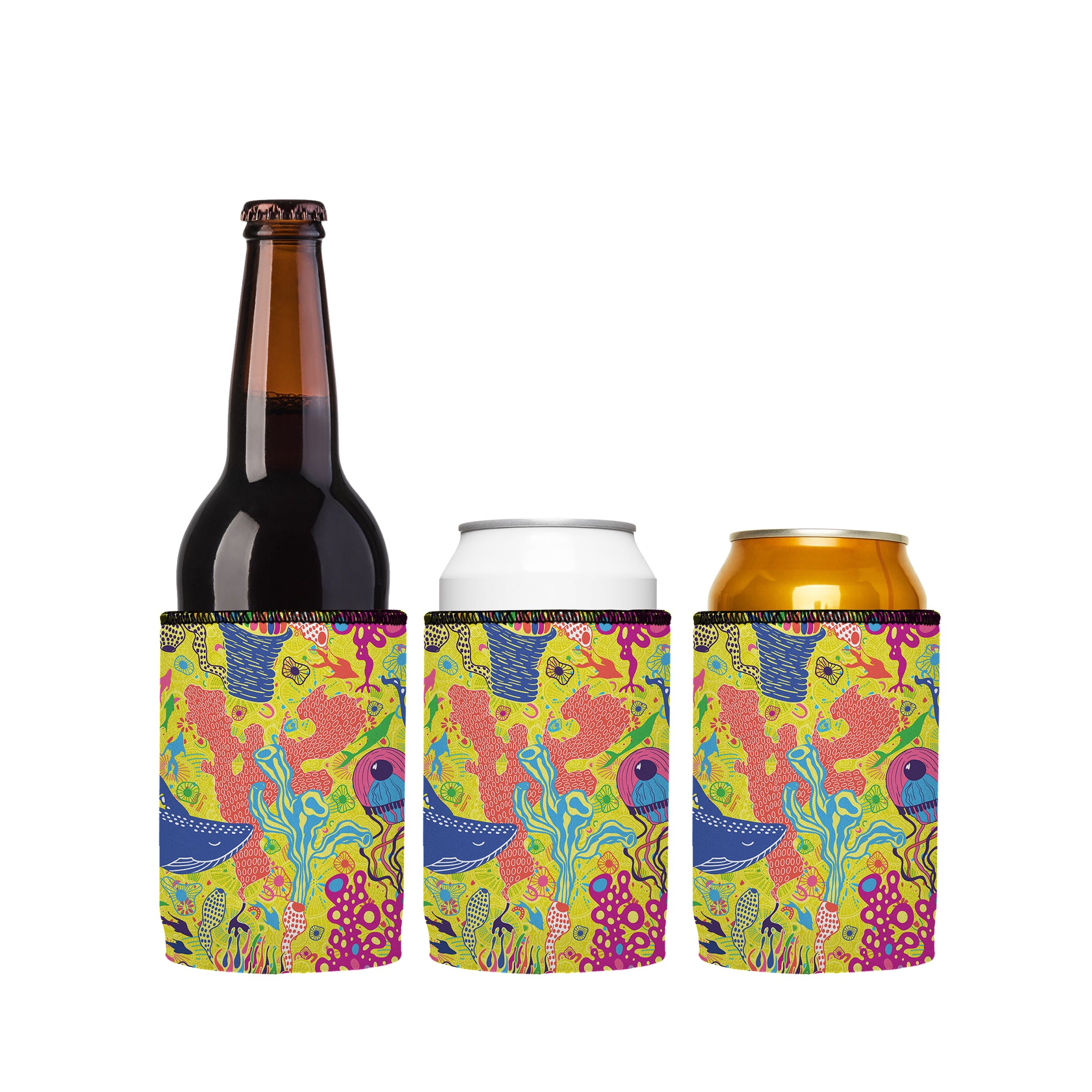 Stubbyz Lively Reef Stubby Cooler 3-Pack