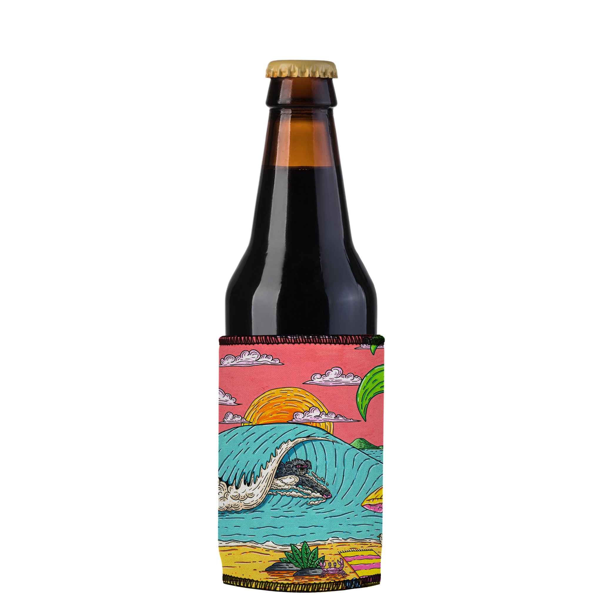 Stubbyz x Mulga Barry the Bodysurfing Koala Stubby Cooler