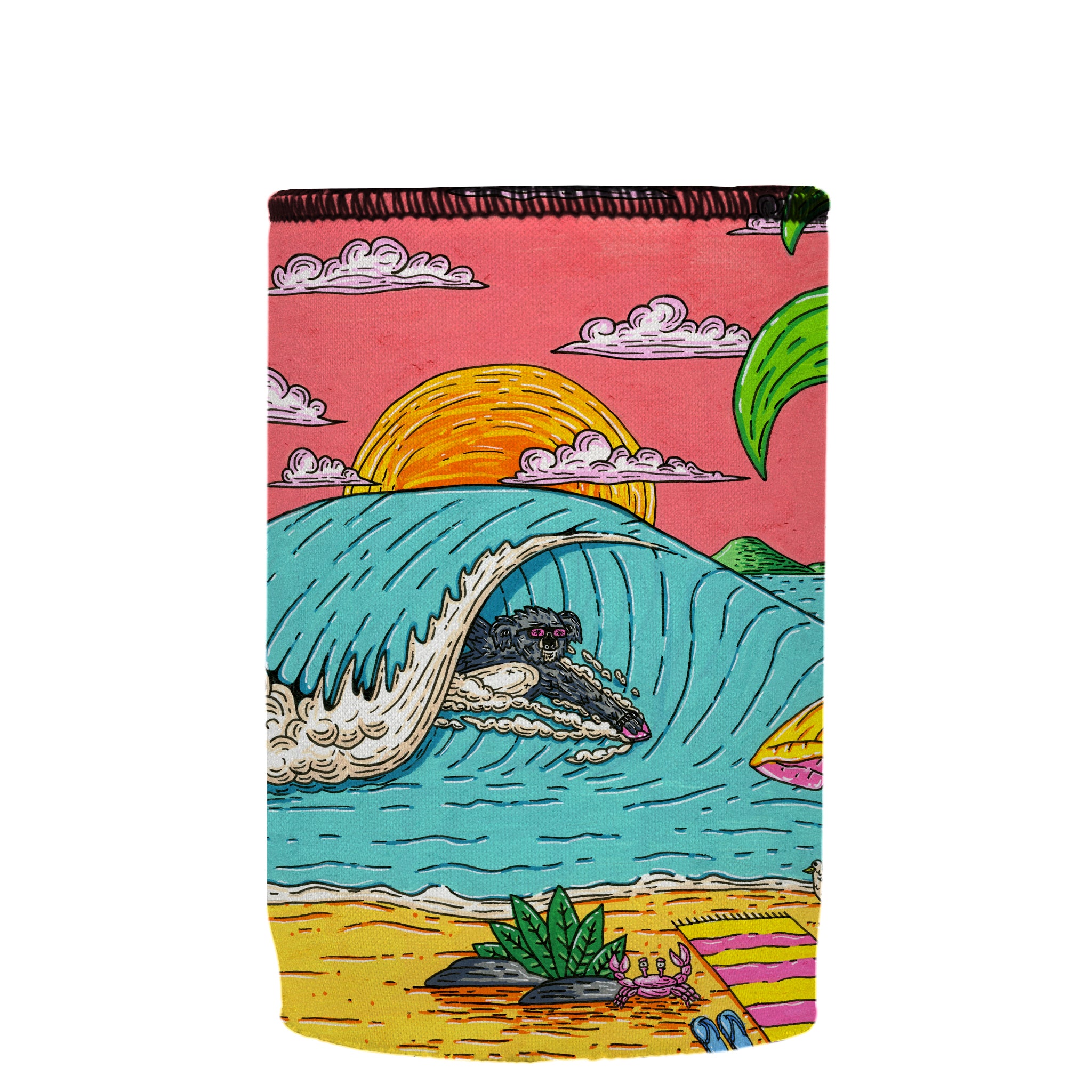 Stubbyz x Mulga Barry the Bodysurfing Koala Stubby Cooler