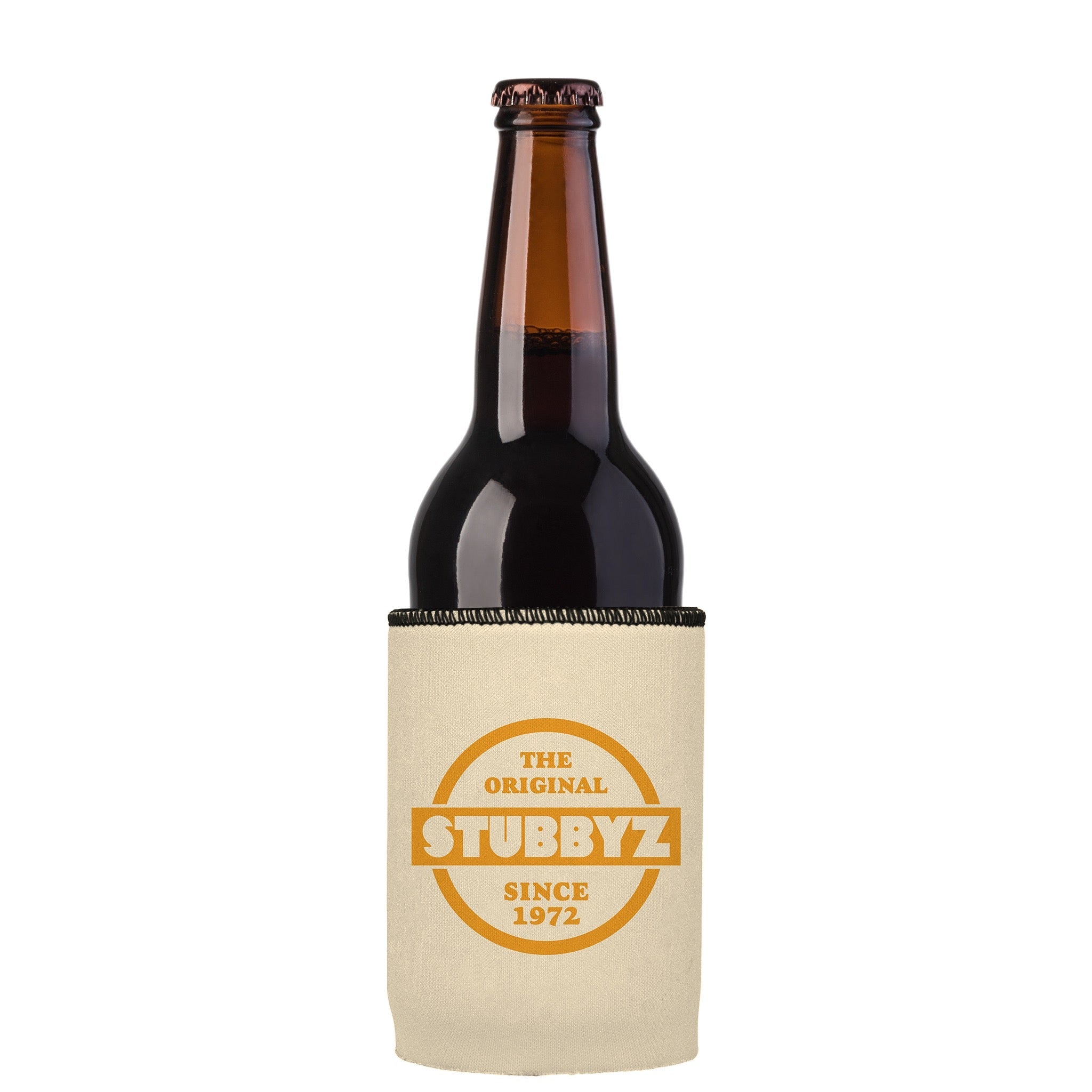 The Original Stubbyz Stubby Cooler (Tan) 2-Pack