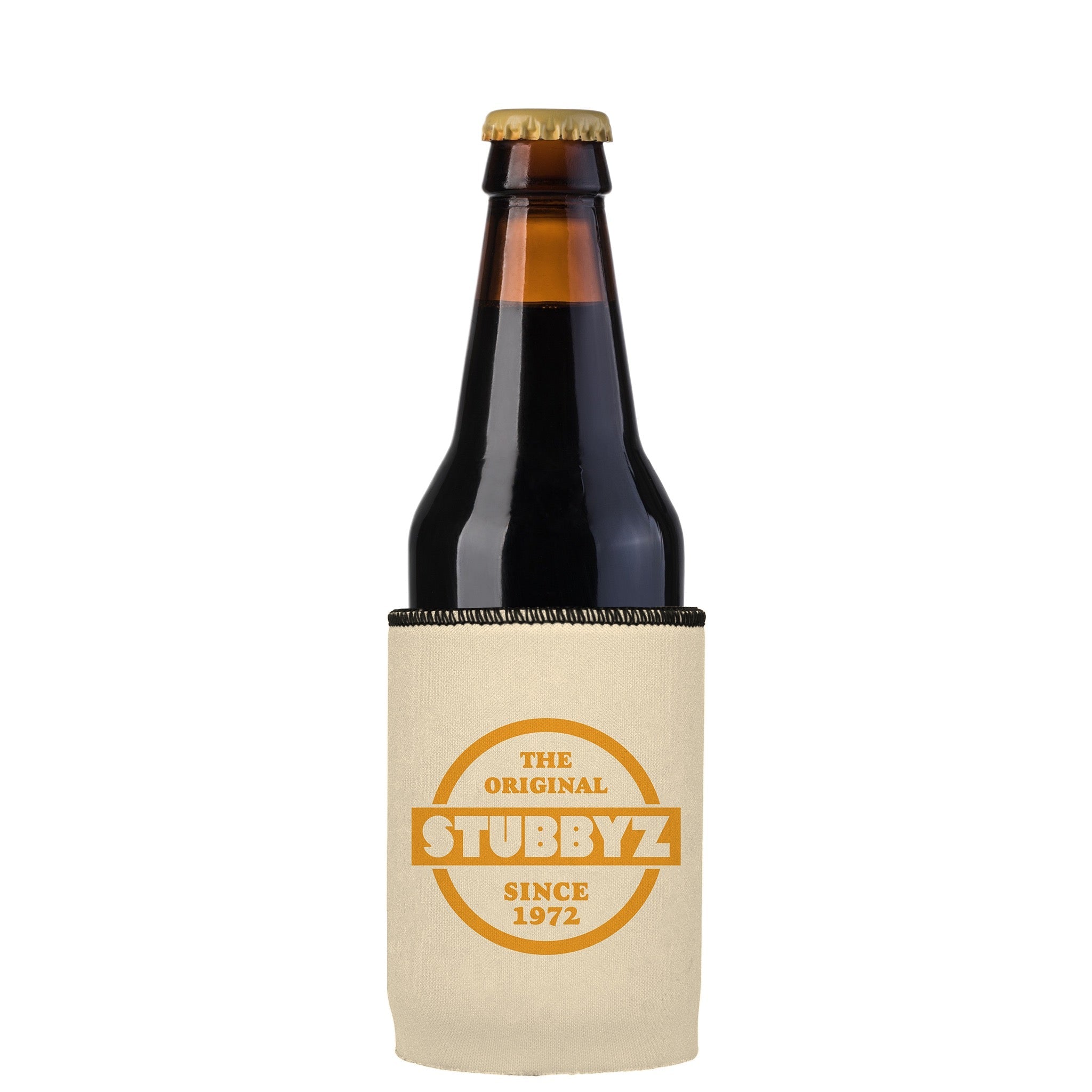 The Original Stubbyz Stubby Cooler (Tan) 2-Pack