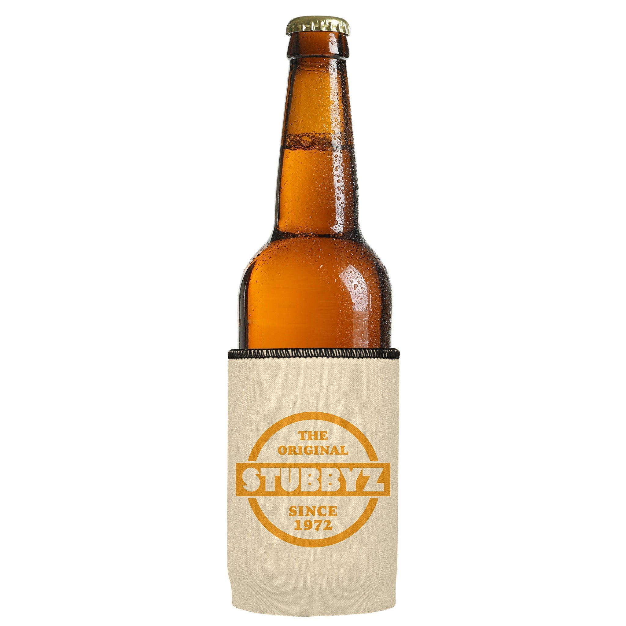 The Original Stubbyz Stubby Cooler (Tan) 2-Pack
