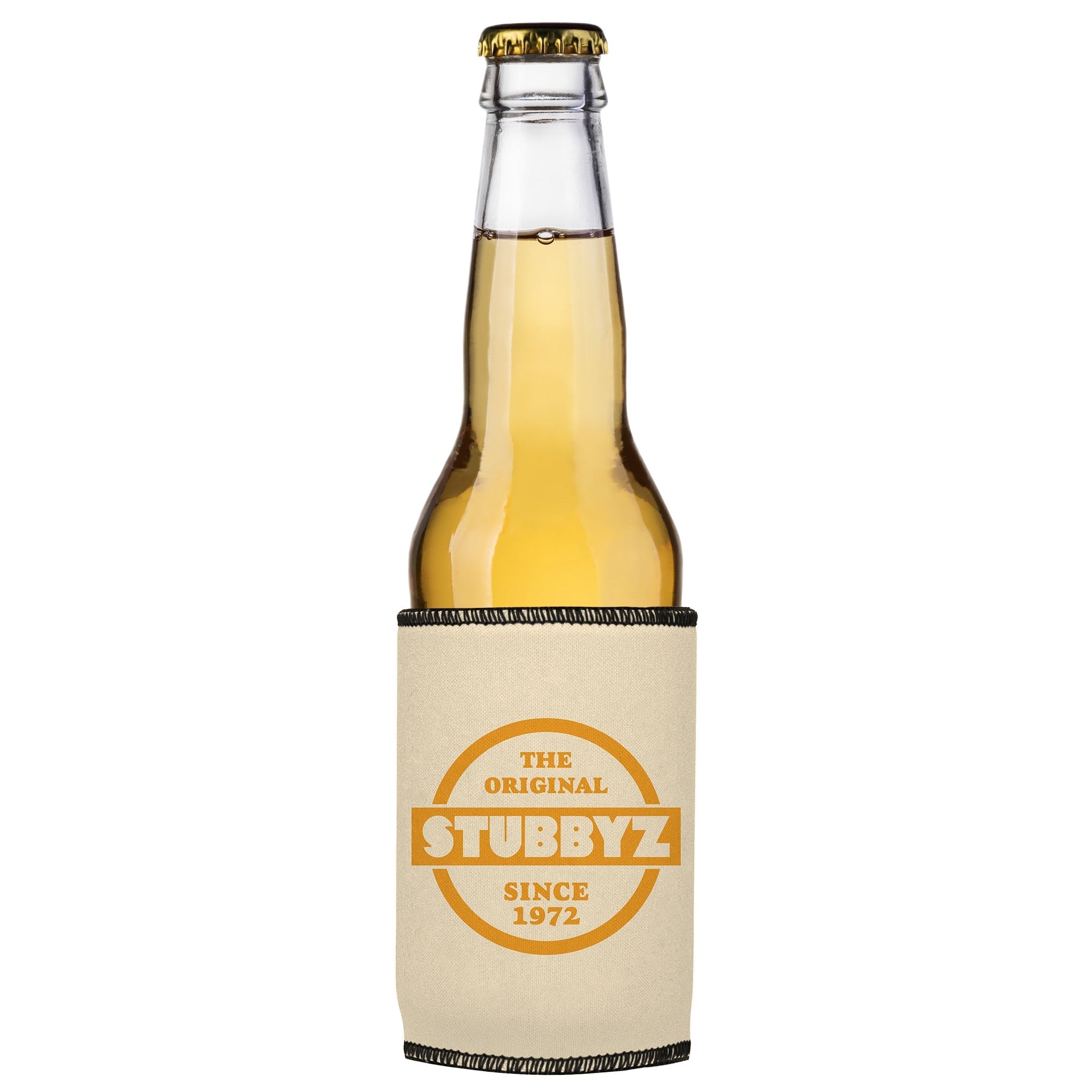 The Original Stubbyz Stubby Cooler (Tan) 2-Pack
