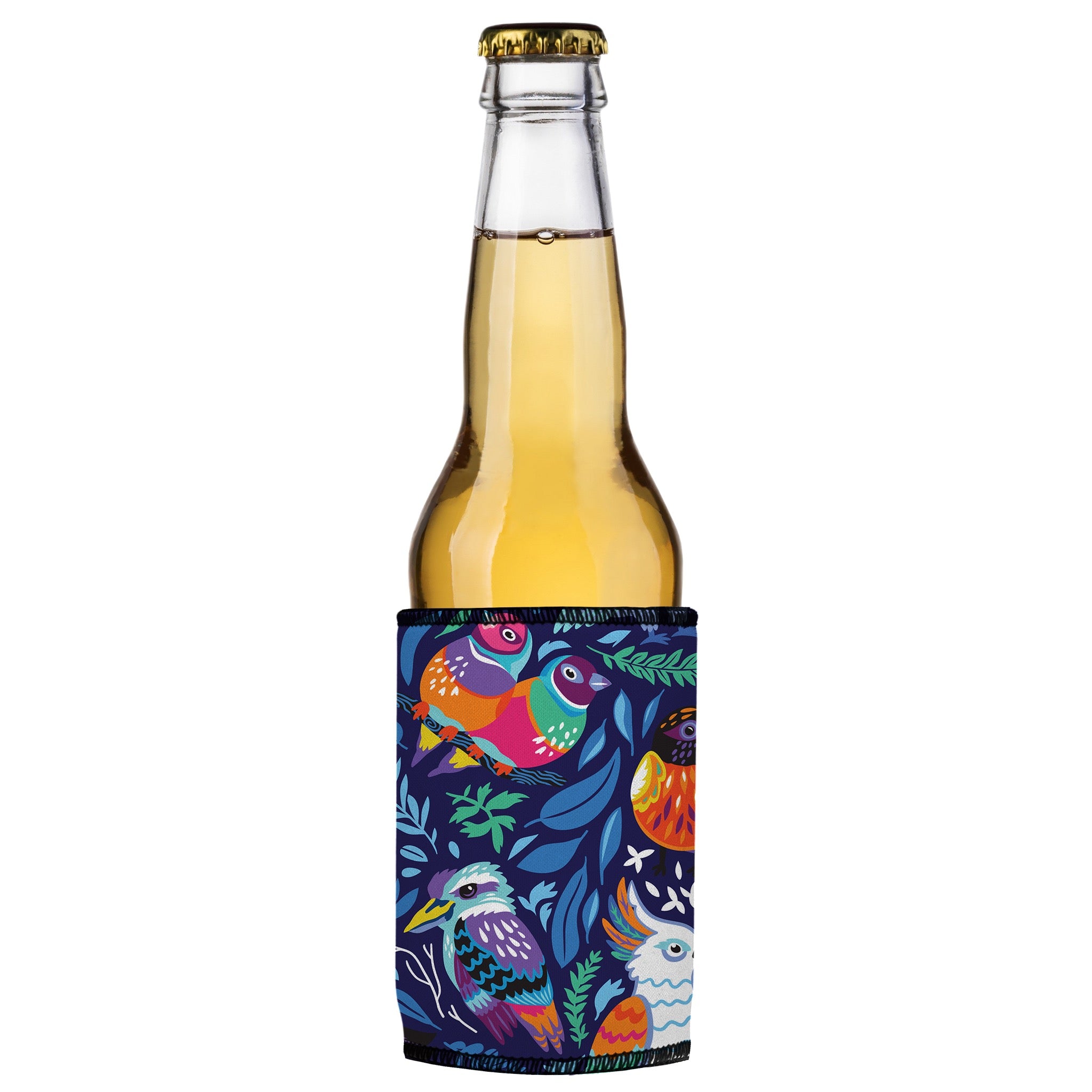 Stubbyz Aussie Birds IV Stubby Cooler