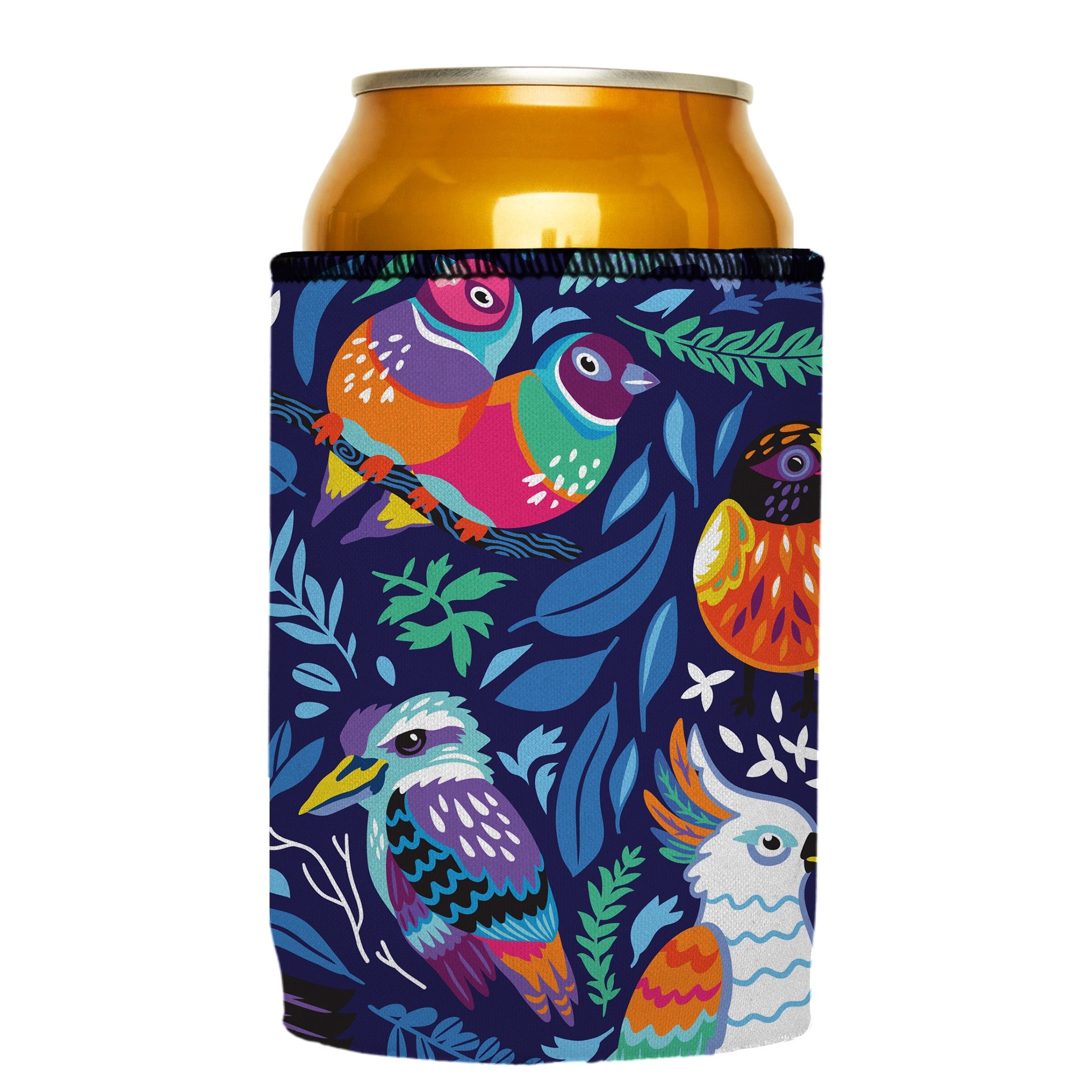 Stubbyz Aussie Birds IV Stubby Cooler