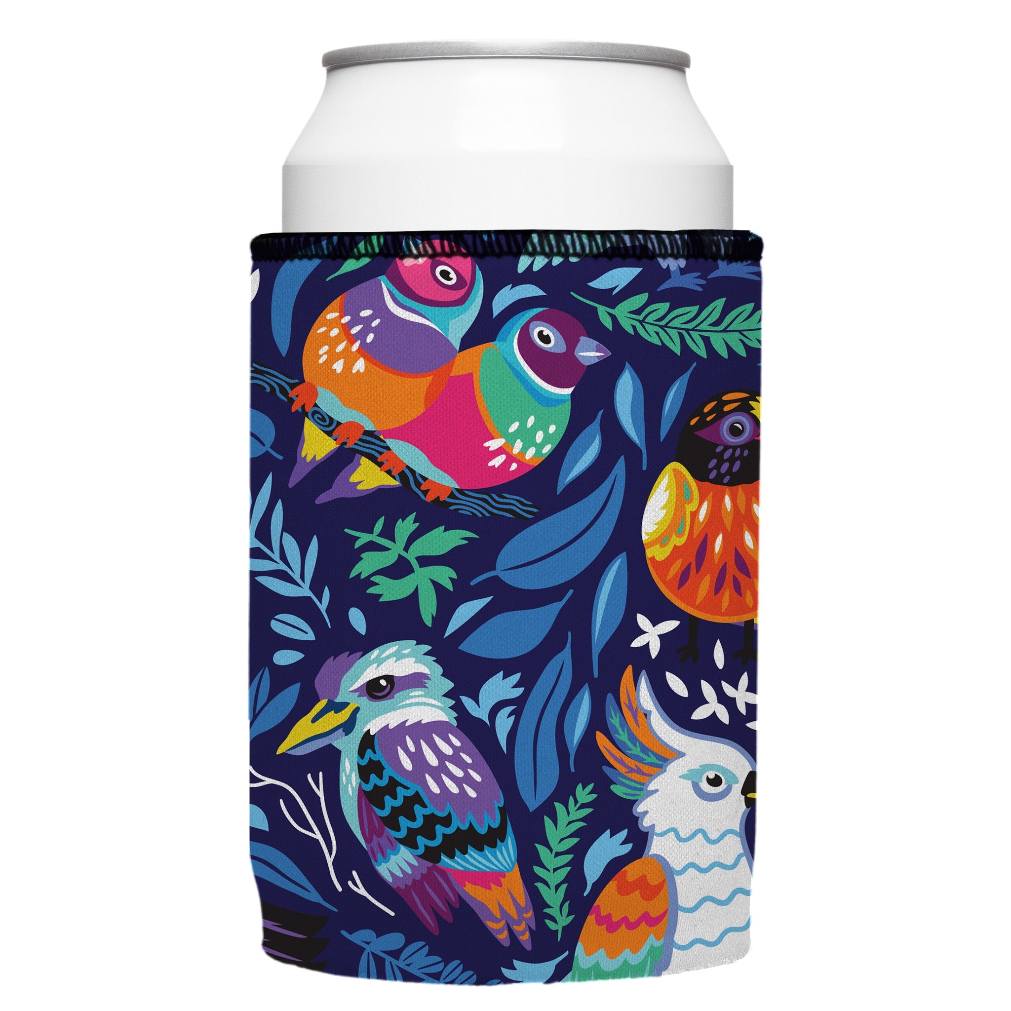 Stubbyz Aussie Birds IV Stubby Cooler