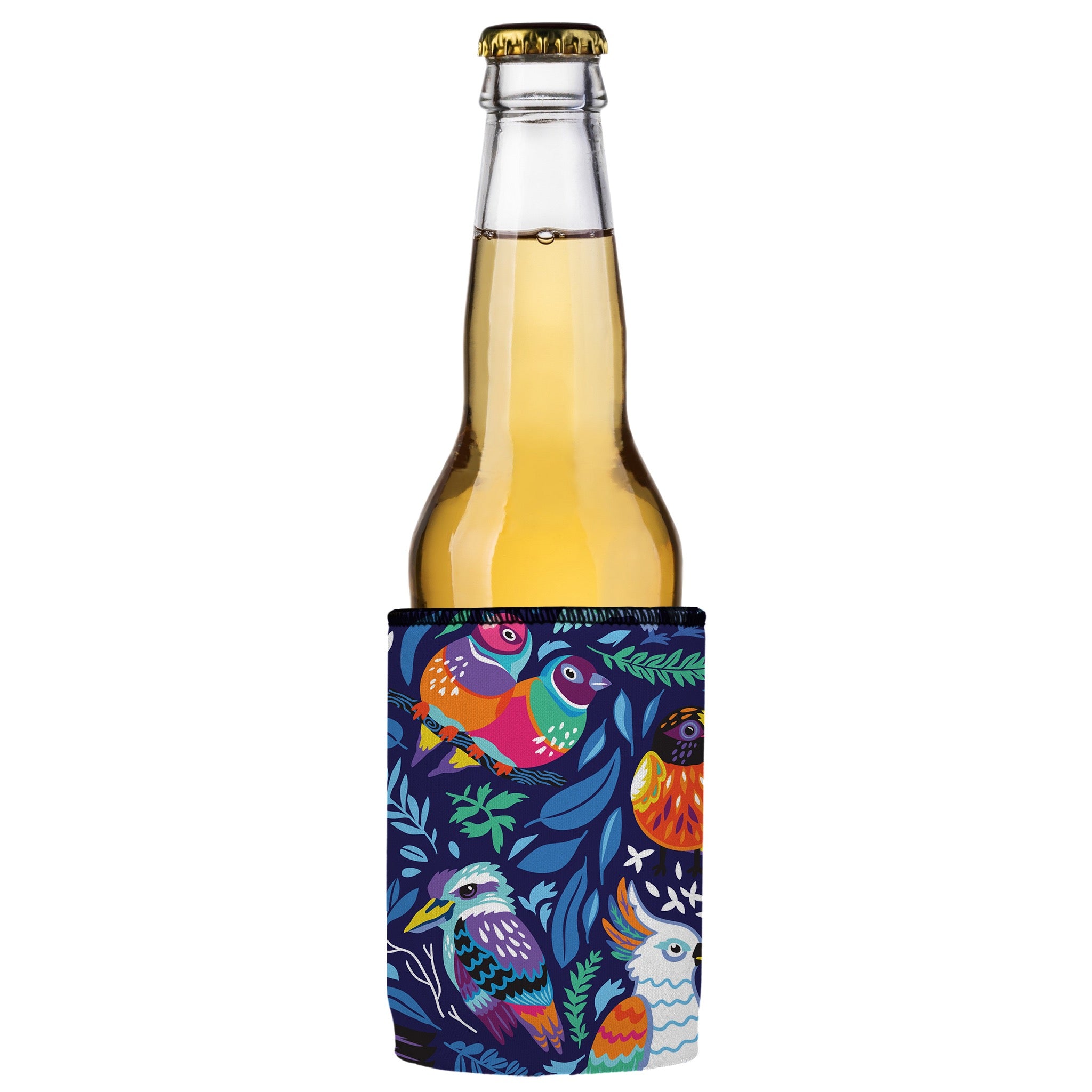 Stubbyz Aussie Birds IV Stubby Cooler