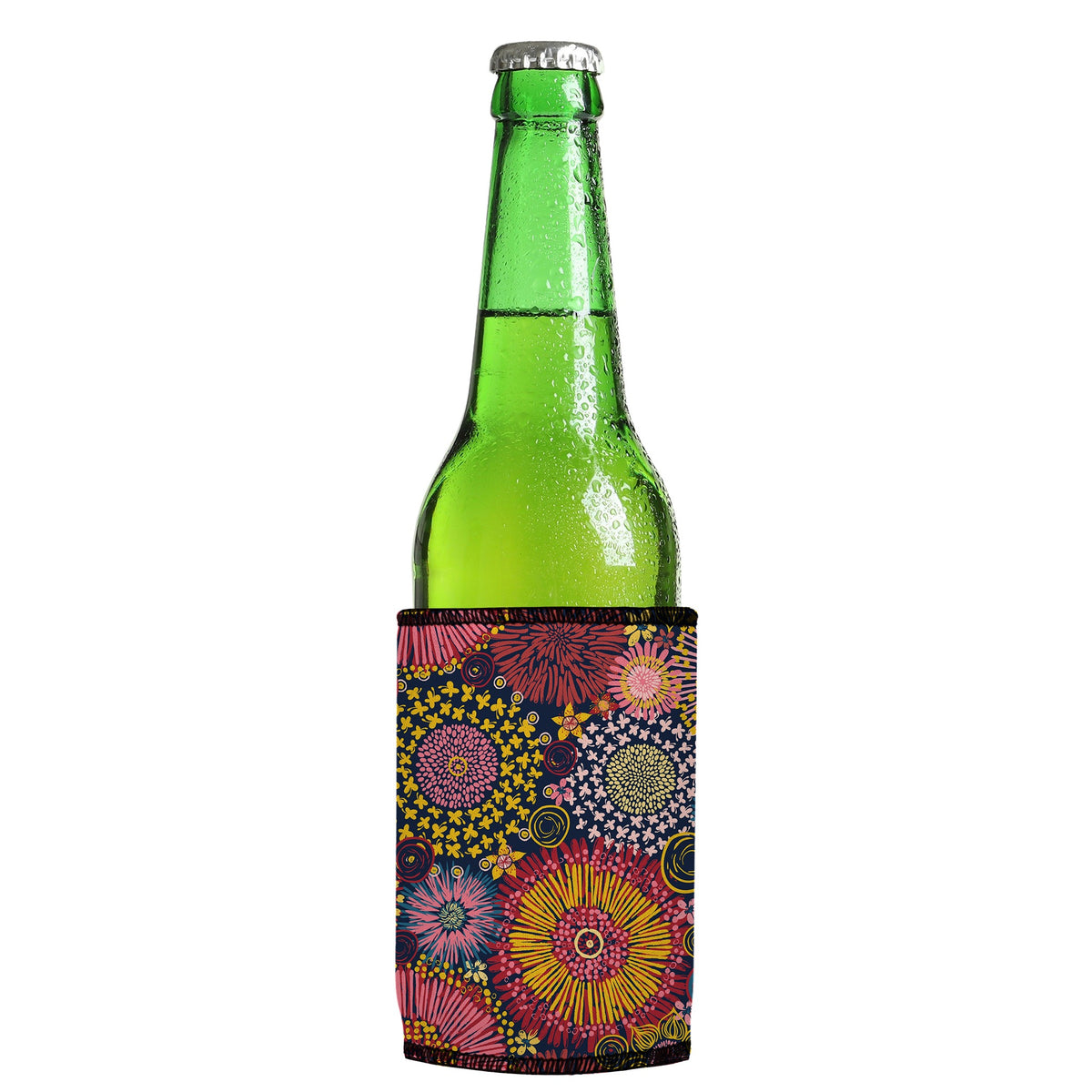 Waratah Stubbyz One Size cooler on a slim Euro-style bottle