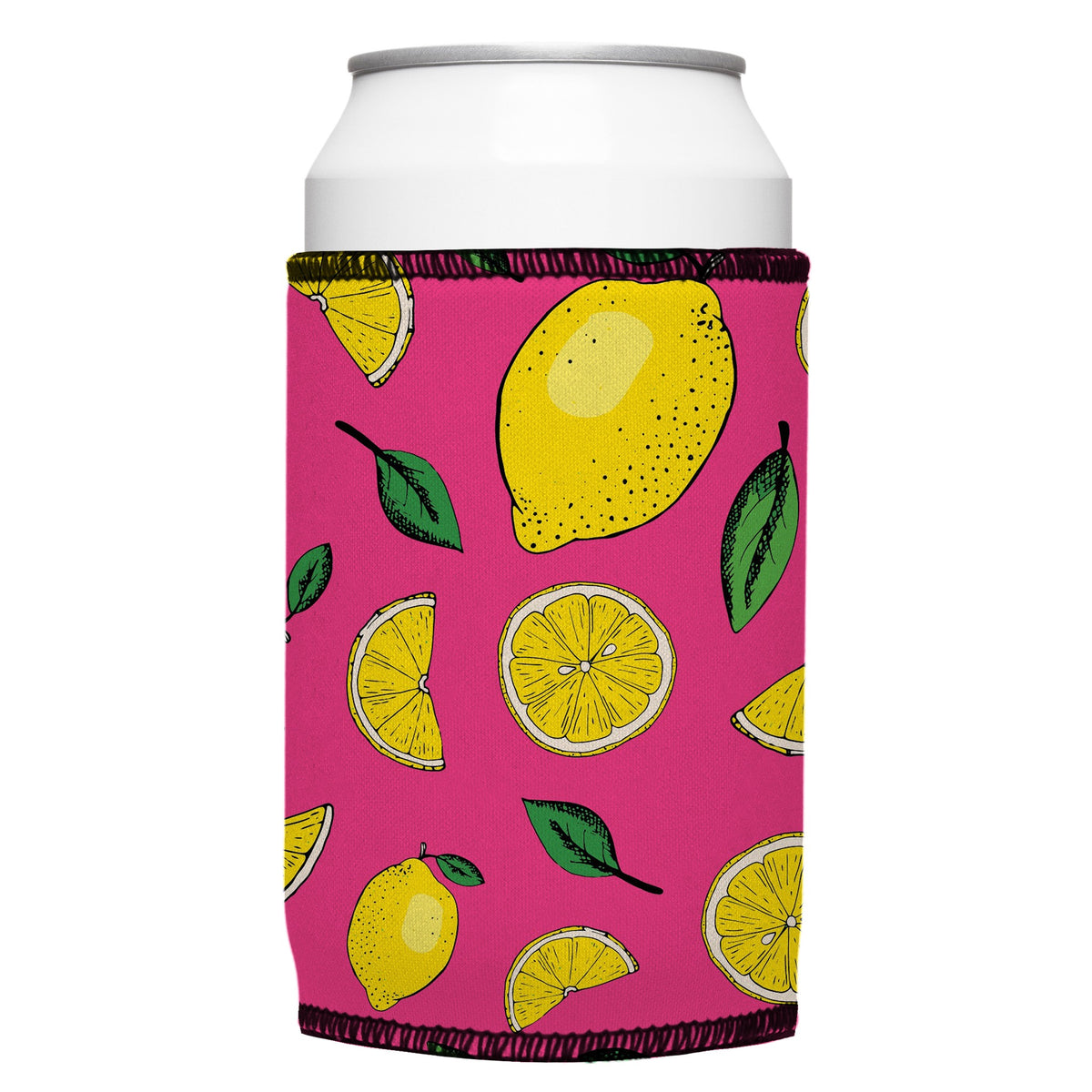 Lots-O-Lemons Stubbyz One Size cooler on a standard bottle