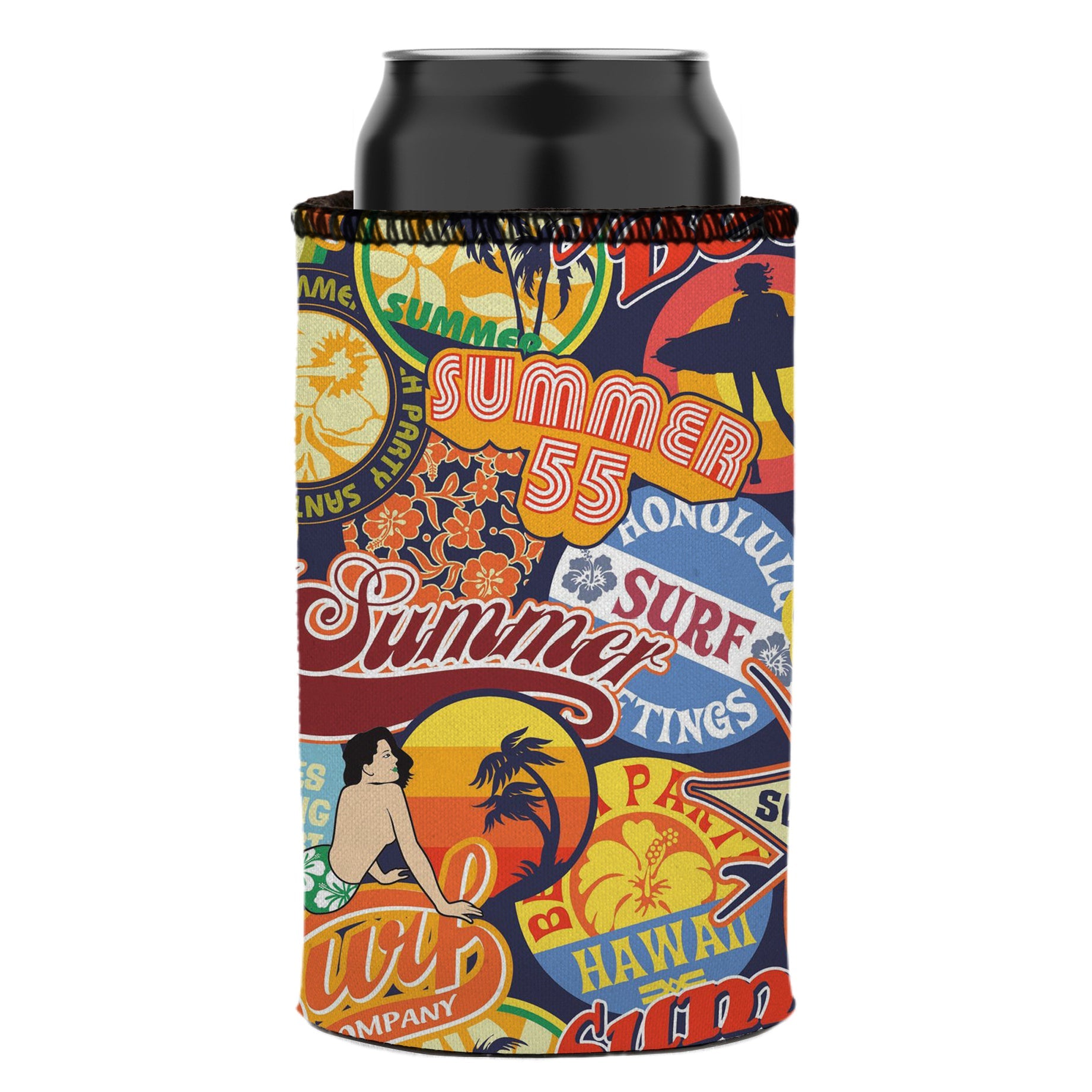 Stubbyz Vintage Summer Stubby Cooler 2-Pack