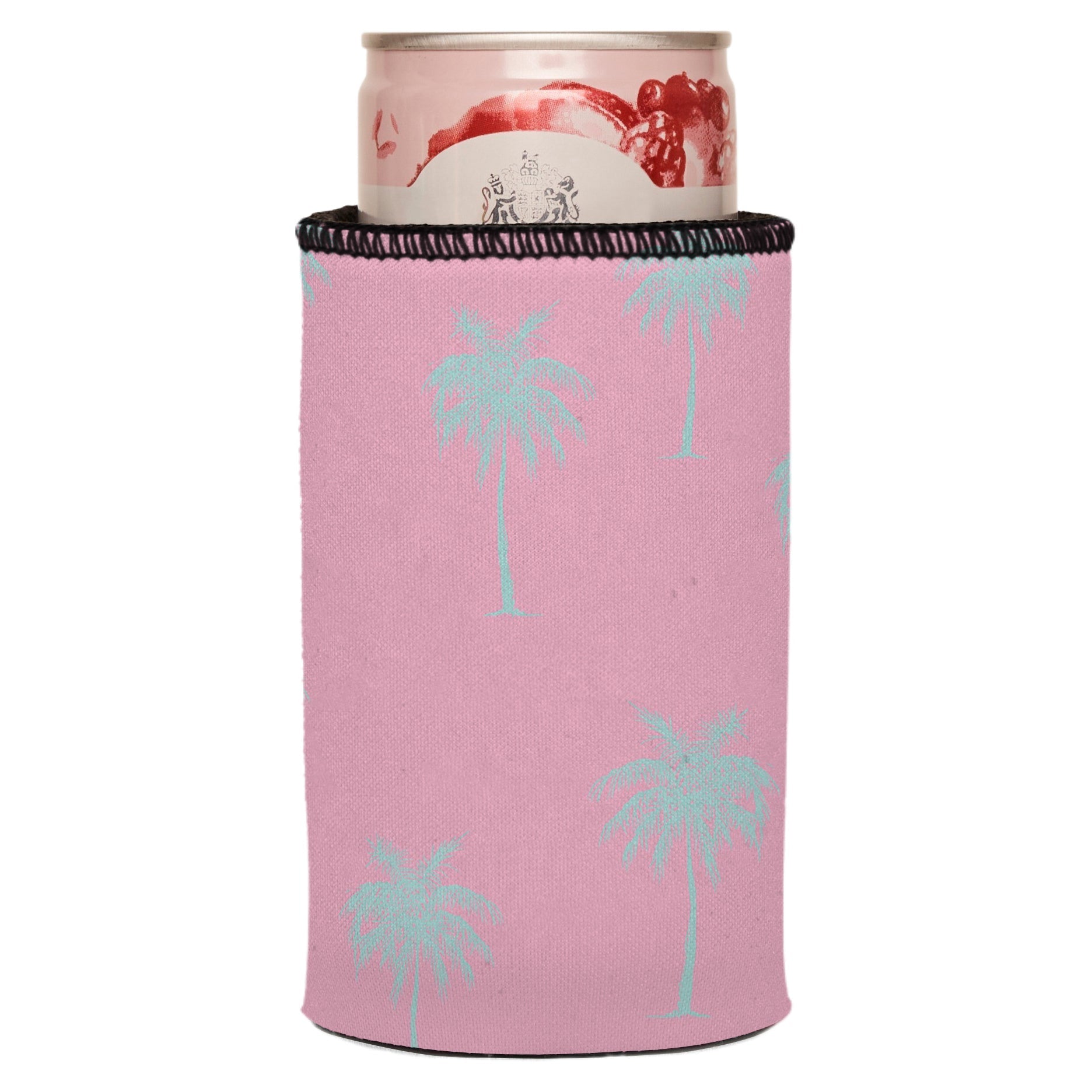 Stubbyz Palm Trees Aqua Pink Stubby Cooler 2-Pack