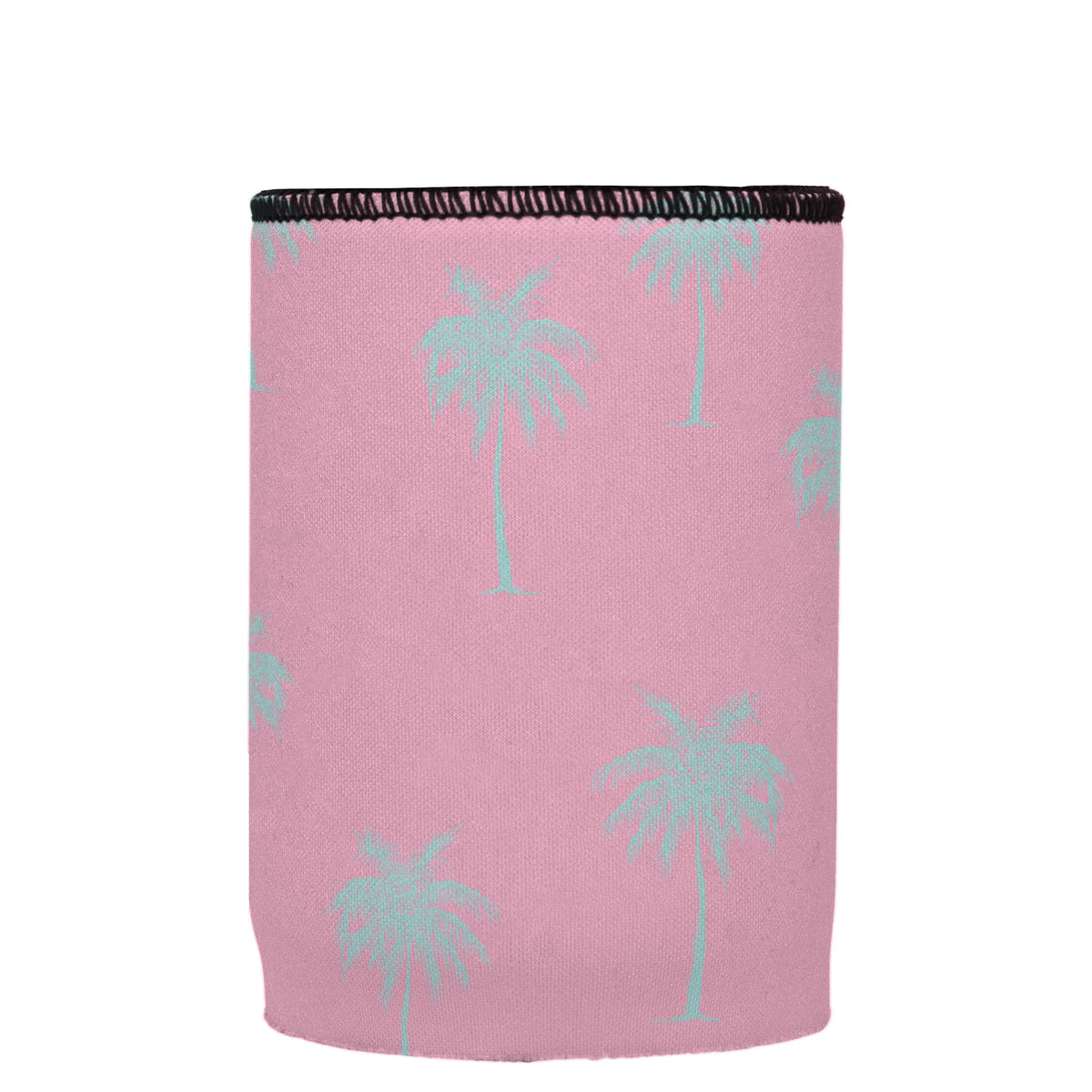 Stubbyz Palm Trees Aqua Pink Stubby Cooler, Australian Made by Stubbyz, view 2