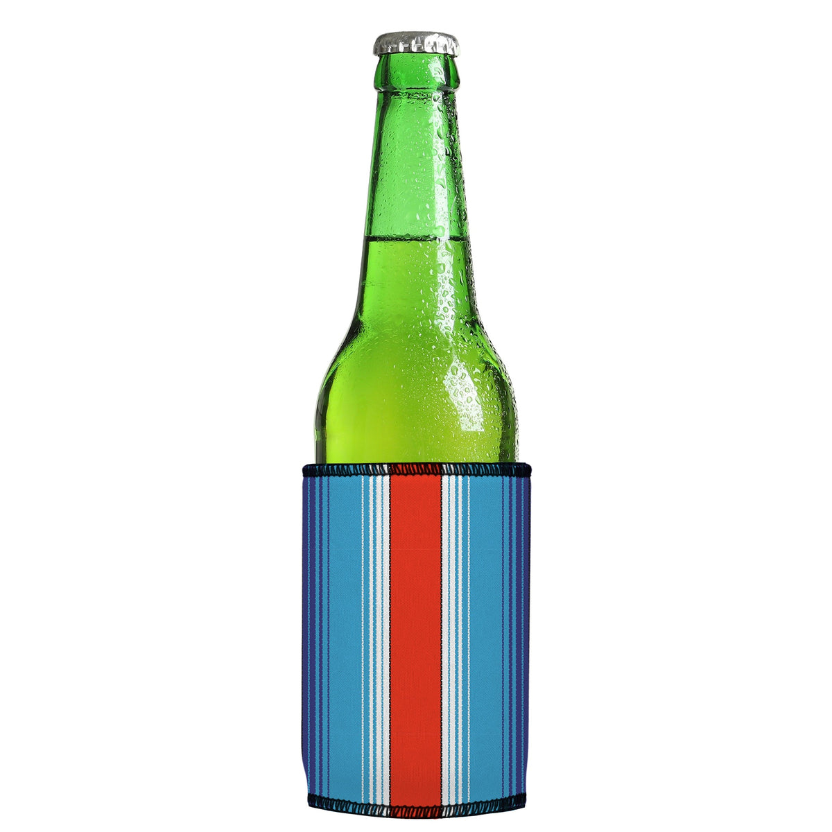 Mexican Blanket Stubbyz One Size cooler on a slim Euro-style bottle