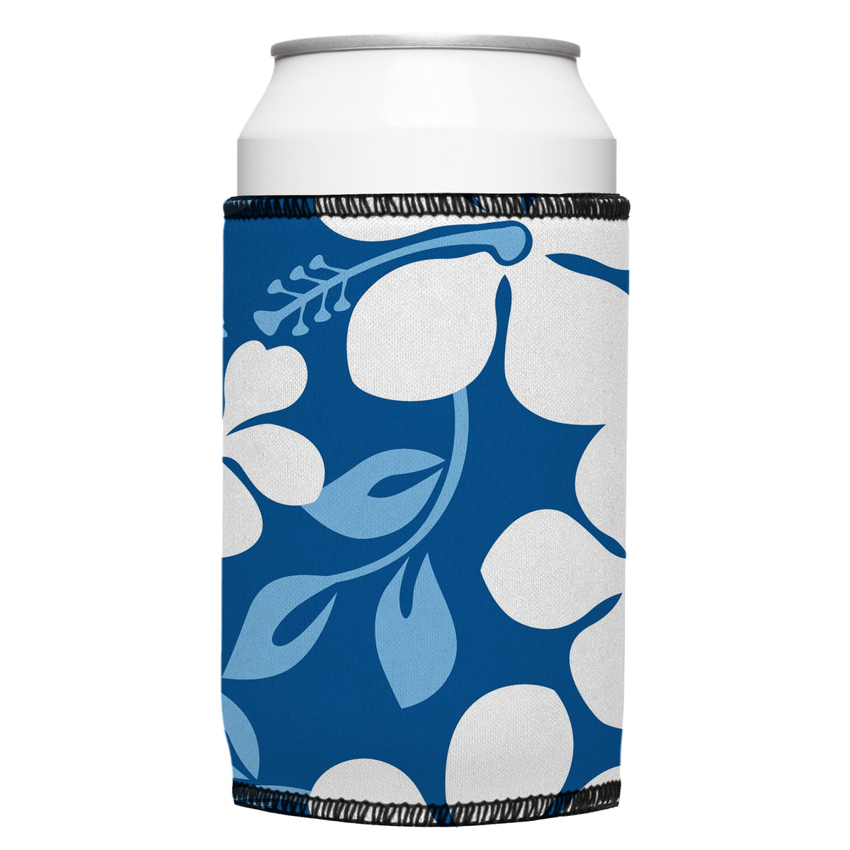 Hibiscus Flower Stubbyz One Size cooler on a standard bottle