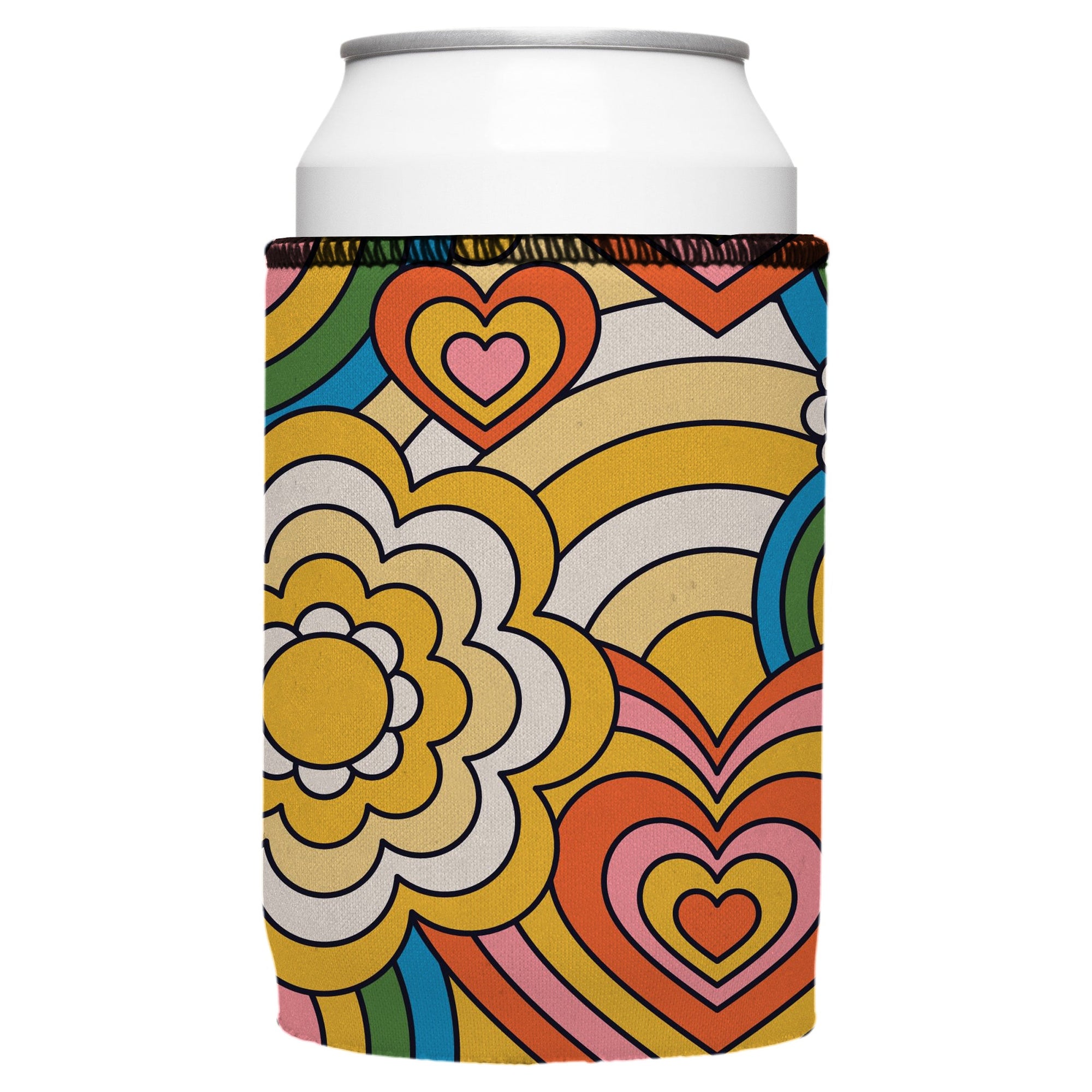 Stubbyz 60s Hearts Stubby Cooler 2-Pack