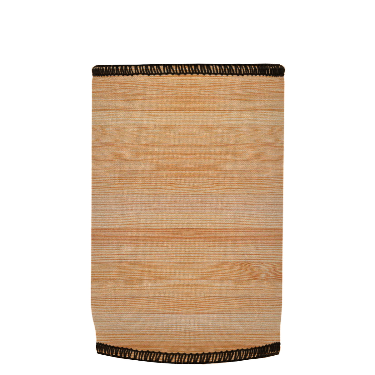 Wood Grain Stubbyz One Size baseless stubby cooler, shown flat