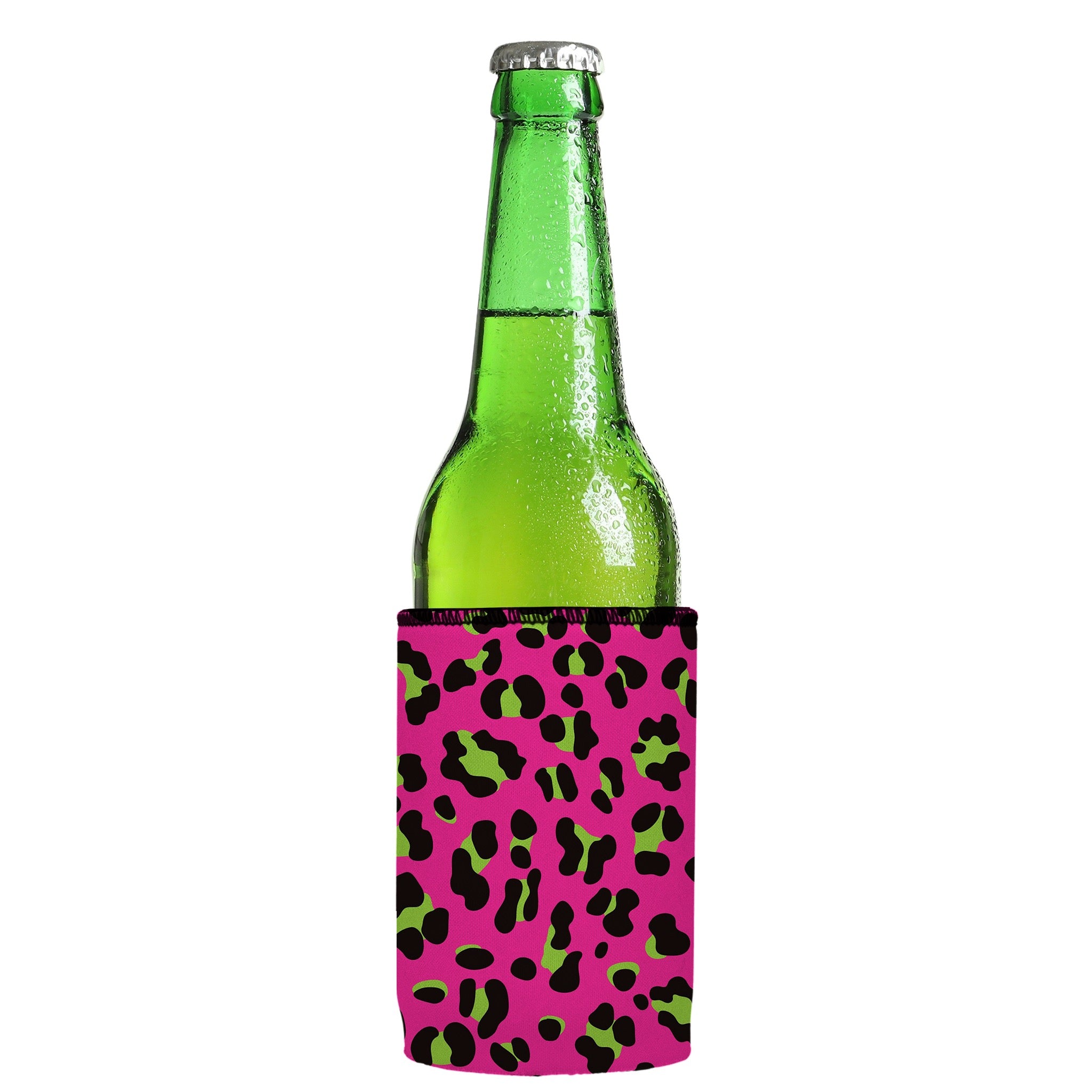 Stubbyz 80s Leopard Print Stubby Cooler