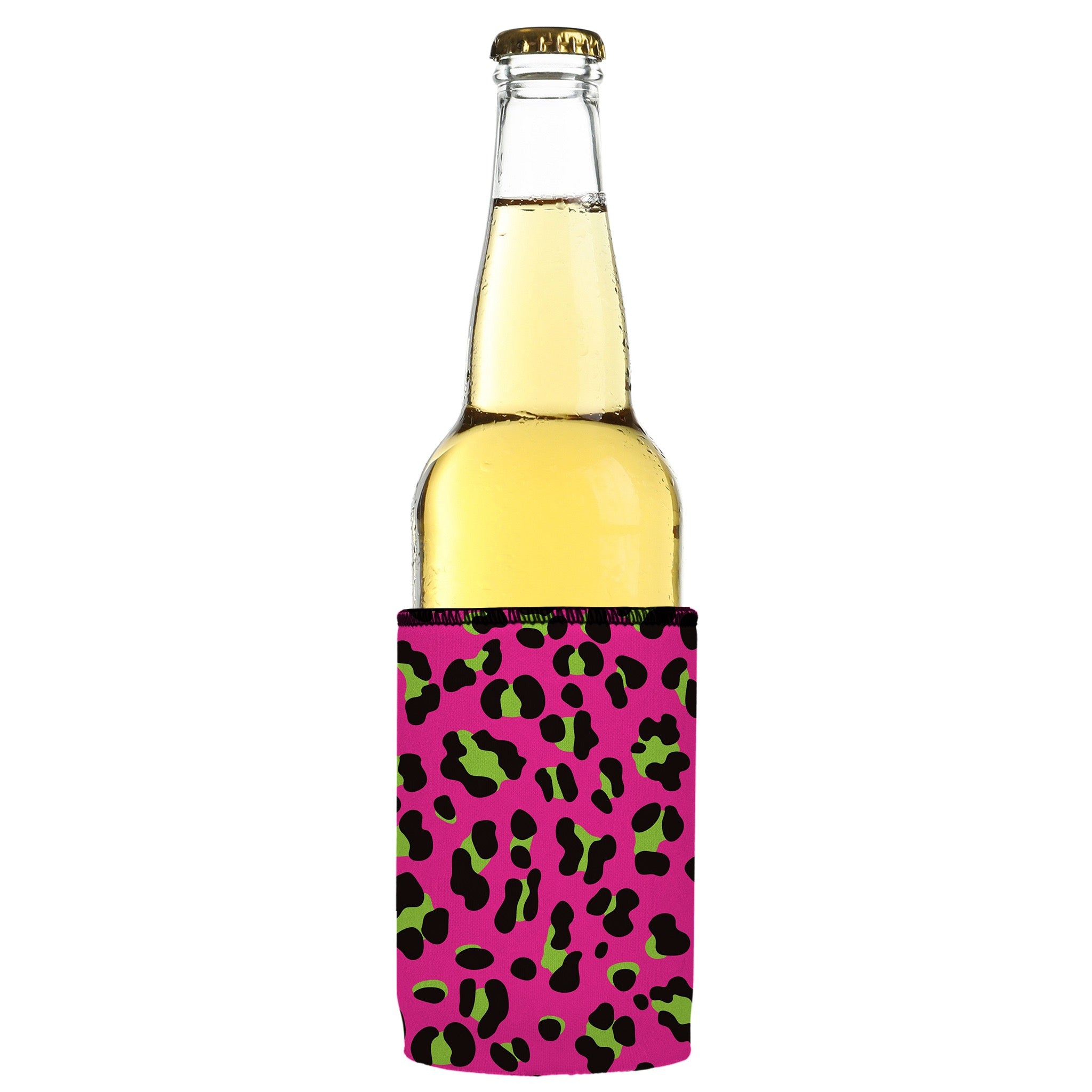 Stubbyz 80s Leopard Print Stubby Cooler