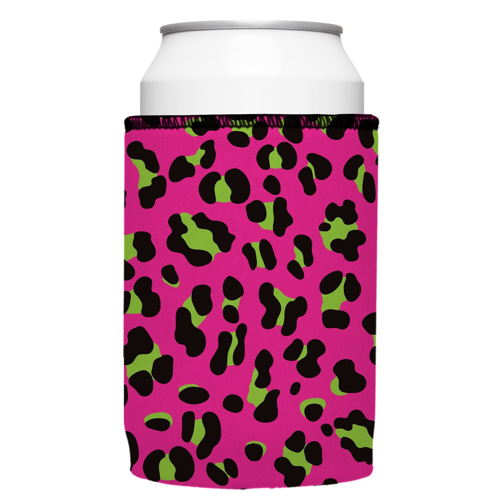 Stubbyz 80s Leopard Print Stubby Cooler