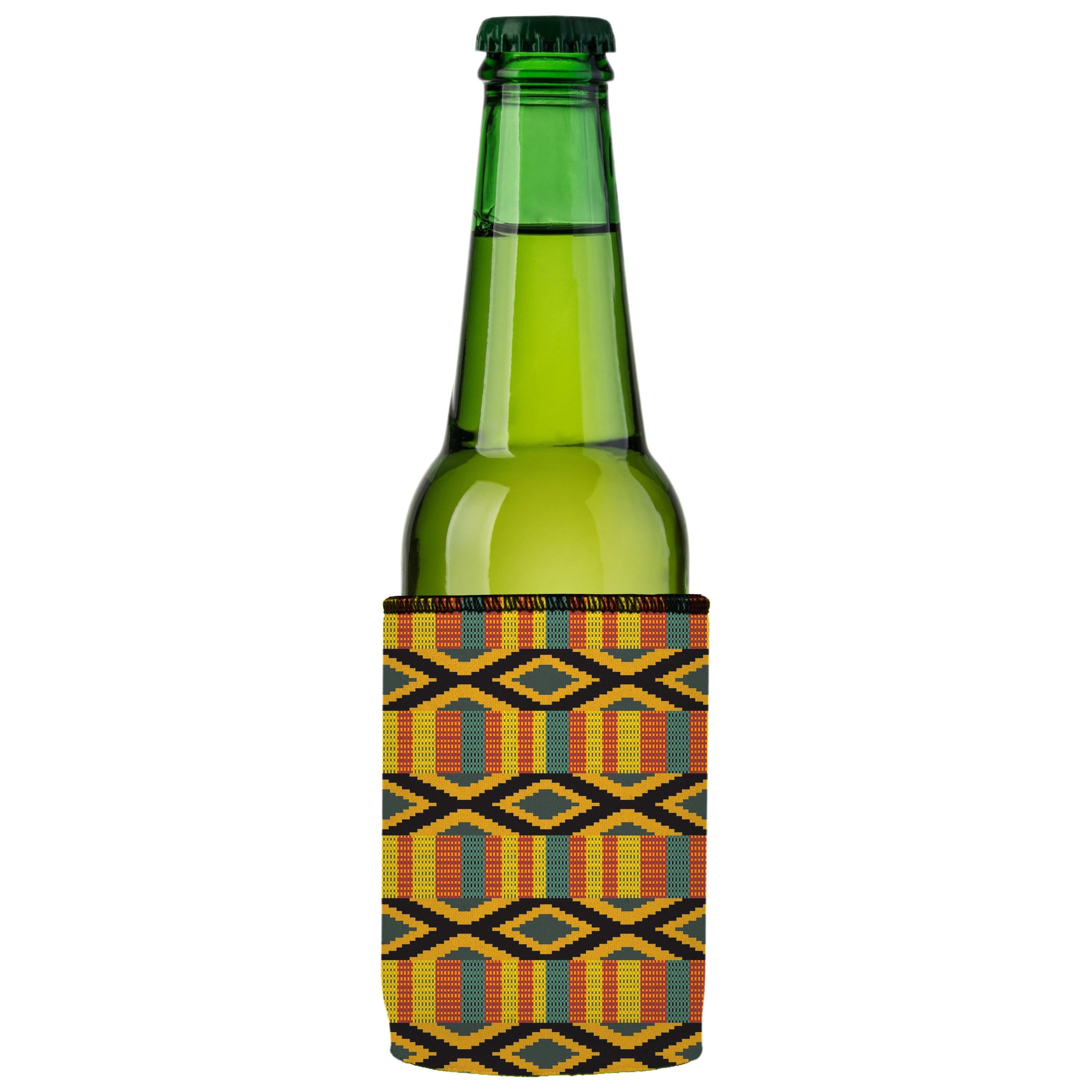 Stubbyz Ghana Kente Pattern Stubby Cooler 2-Pack
