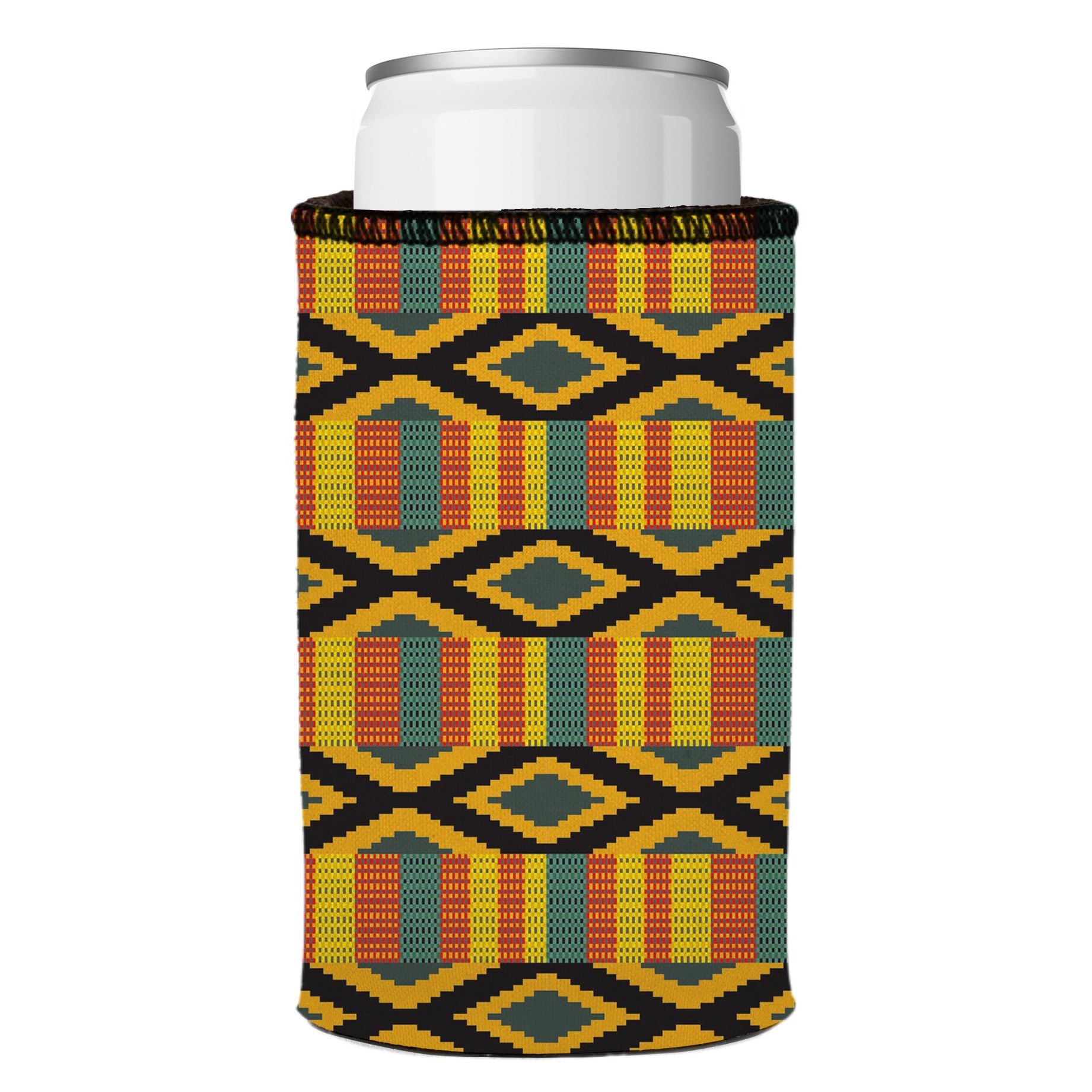 Stubbyz Ghana Kente Pattern Stubby Cooler 2-Pack