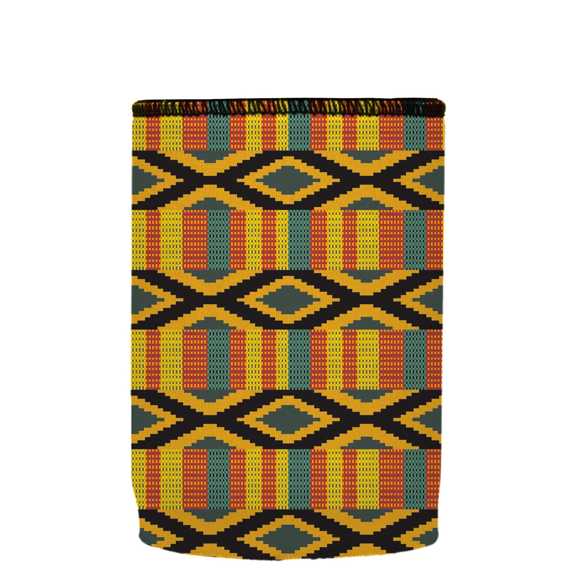 Stubbyz Ghana Kente Stubby Cooler, Australian Made by Stubbyz, view 2