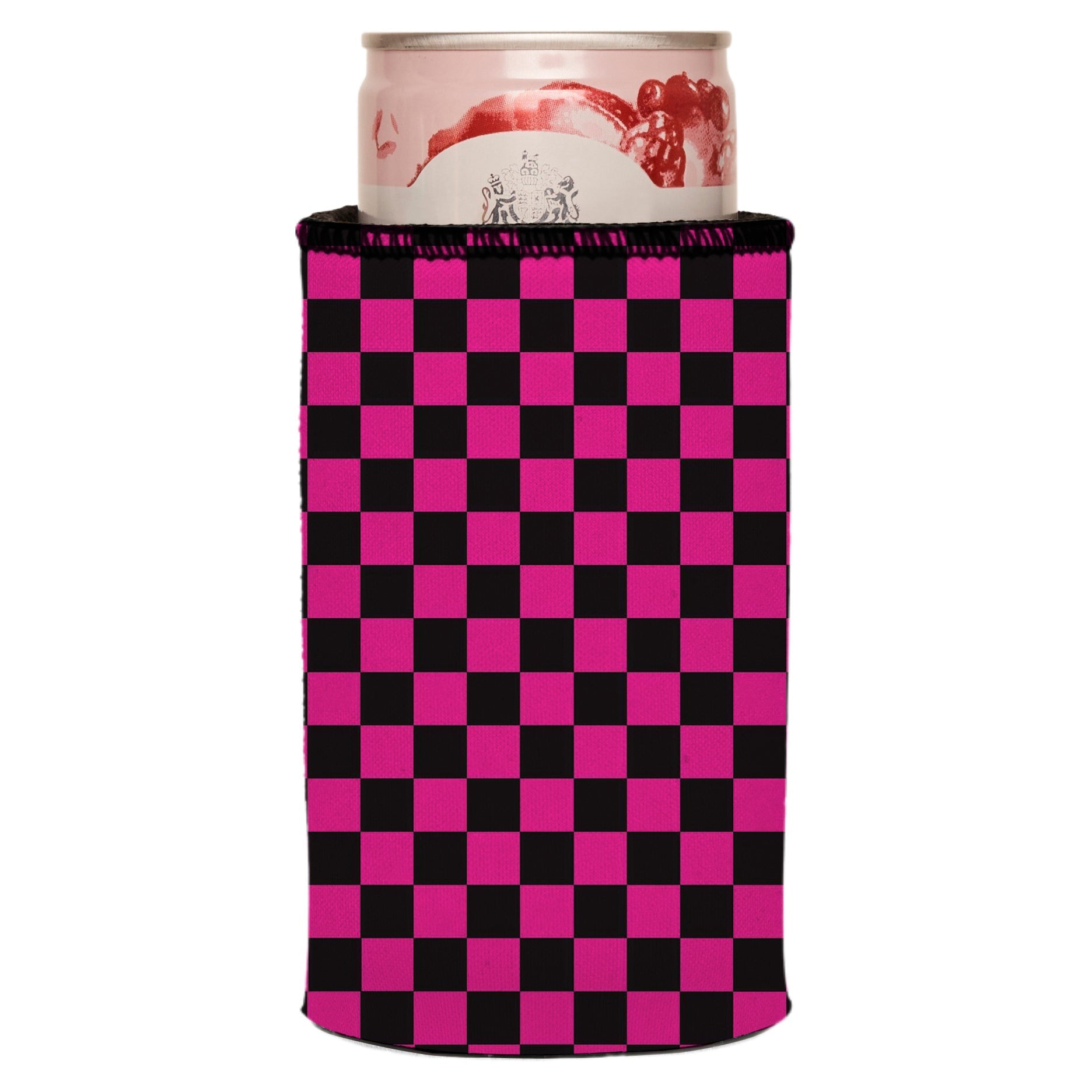 Stubbyz Pink Checkerboard Stubby Cooler 2-Pack