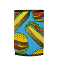 Hamburgers & Sandwiches Stubbyz One Size baseless stubby cooler, shown flat