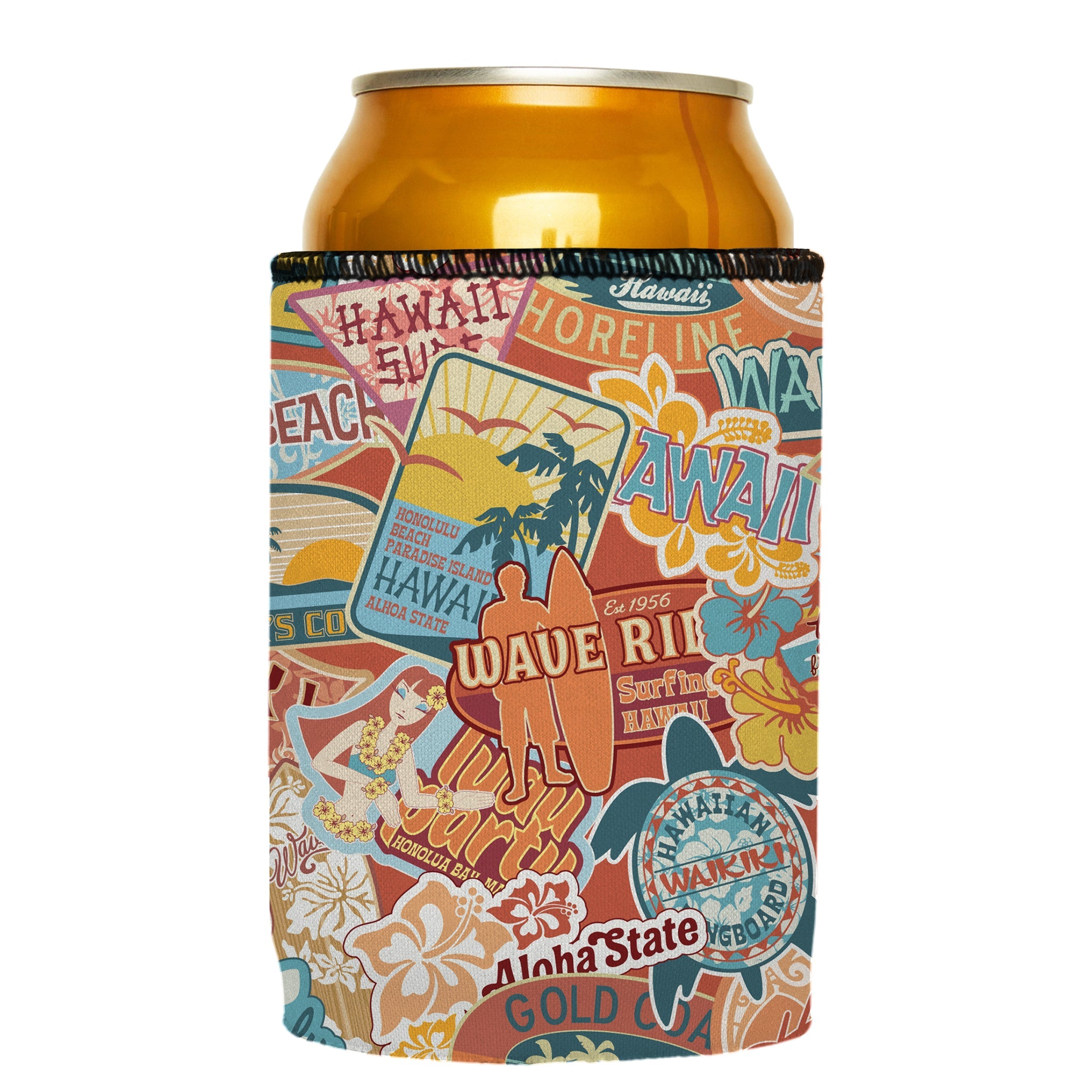Stubbyz Hawaiian Vibes Stubby Cooler 3-Pack