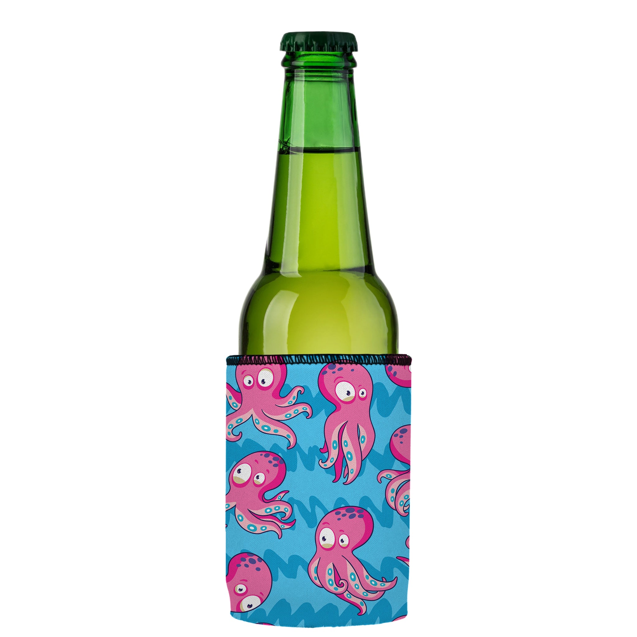 Stubbyz Pink Octopus Stubby Cooler