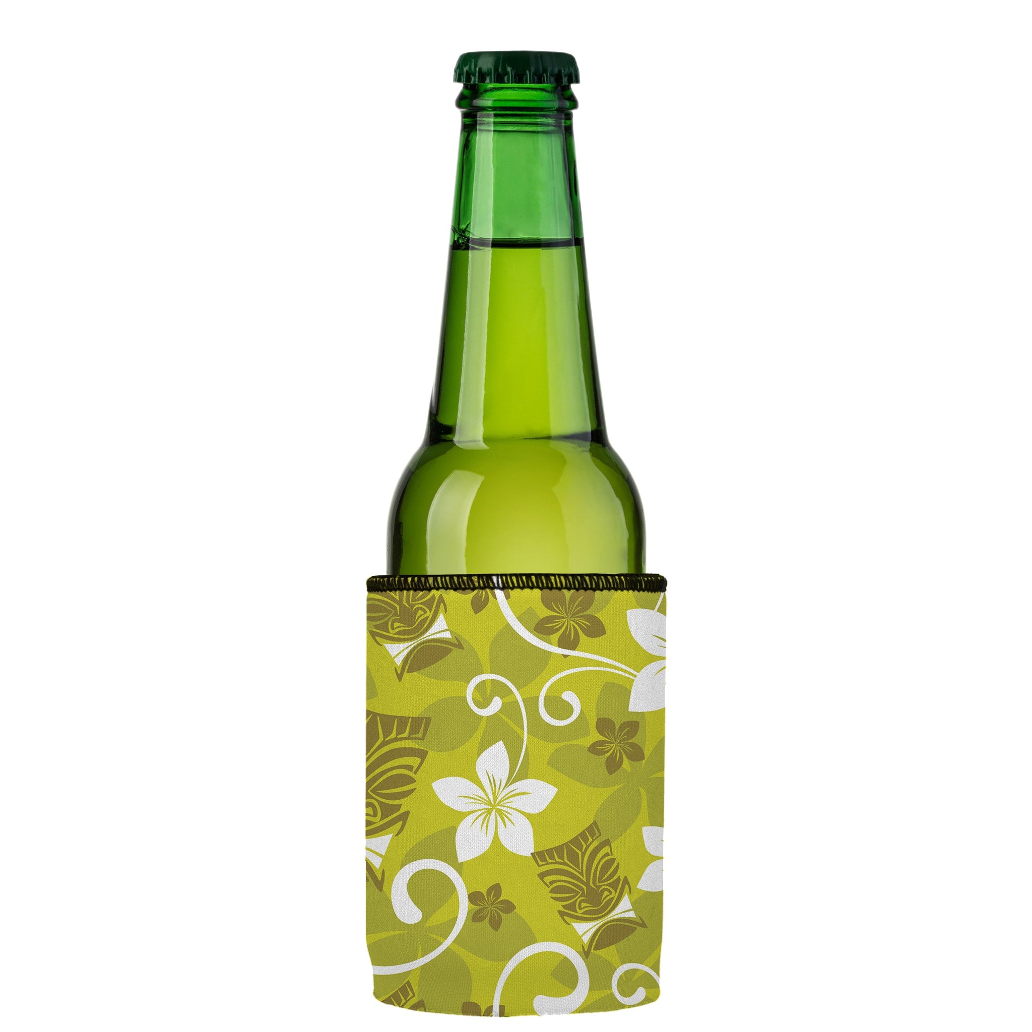 Stubbyz Green Tiki Tropics Stubby Cooler 3-Pack